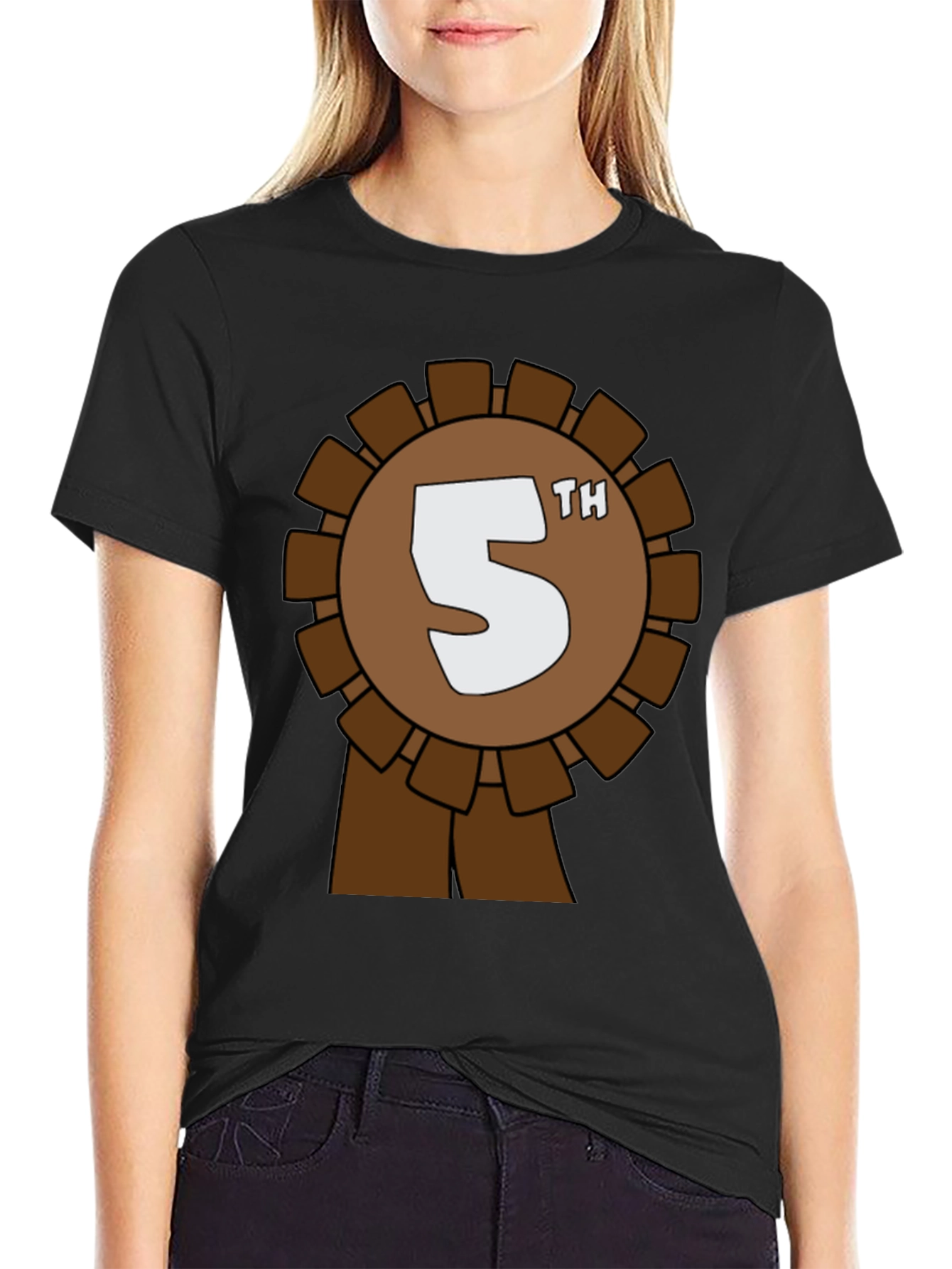 5th Place Award Ribbon Graphic Tee