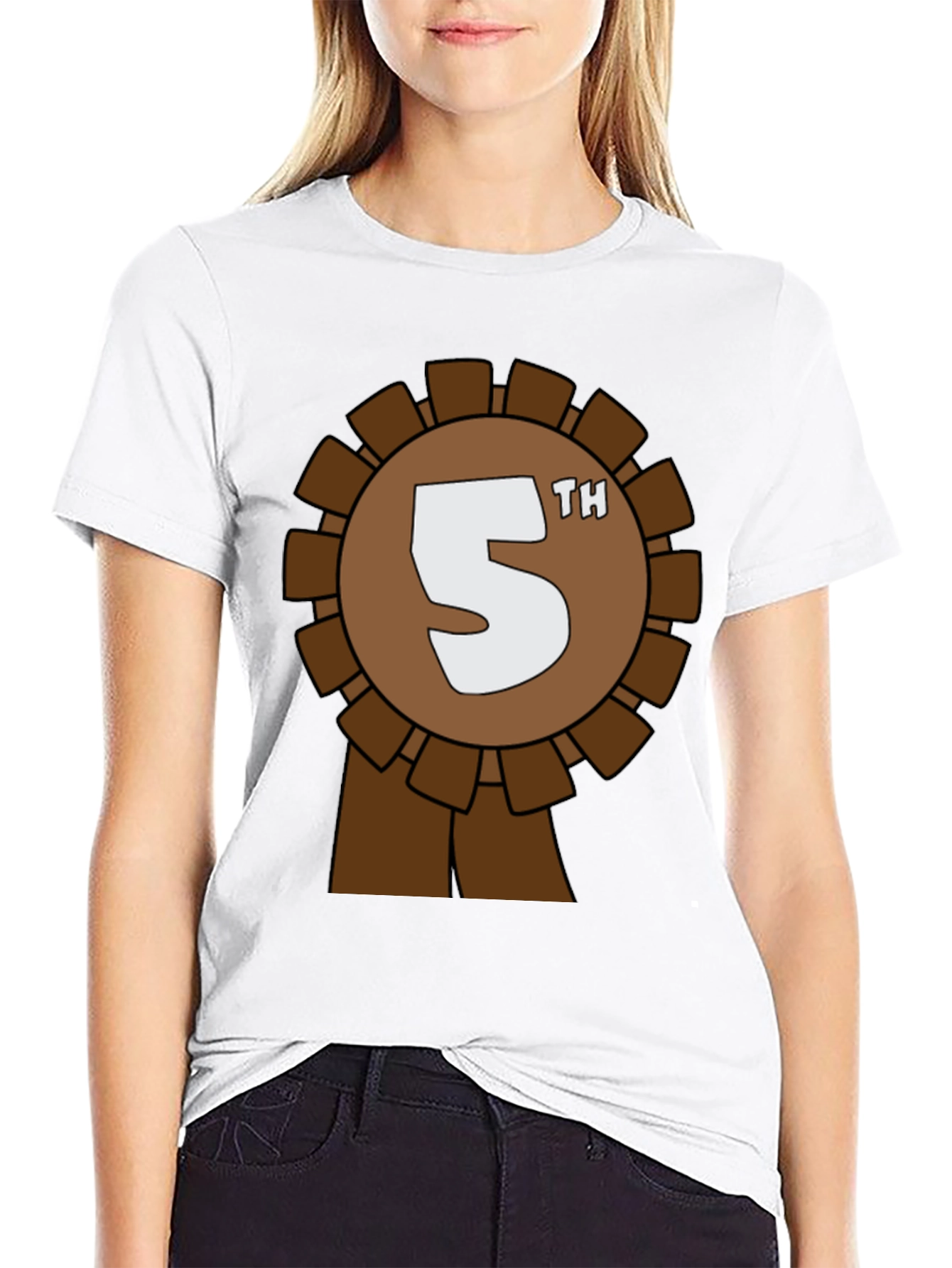 5th Place Award Ribbon Graphic Tee