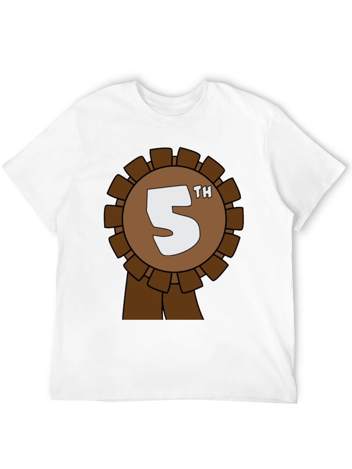 5th Place Award Ribbon Graphic Tee