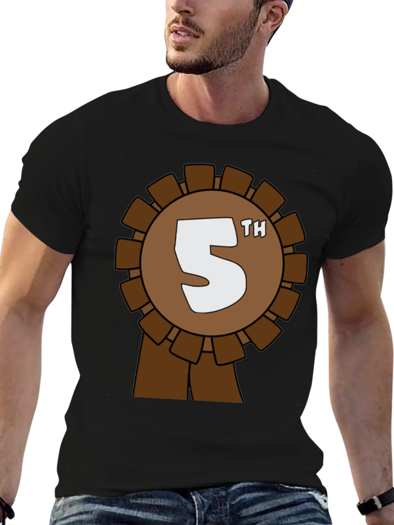 5th Place Award Ribbon Graphic Tee