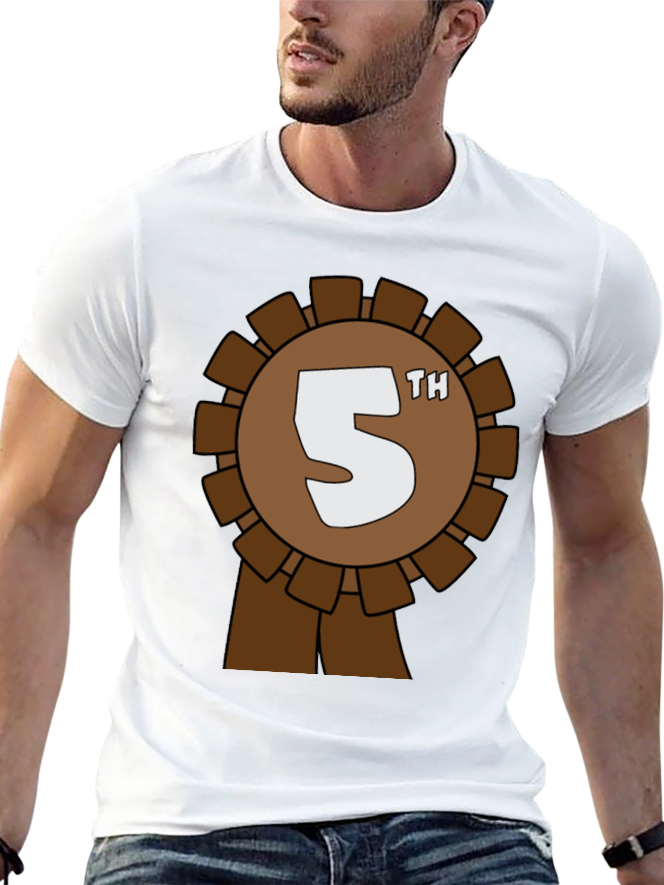 5th Place Award Ribbon Graphic Tee