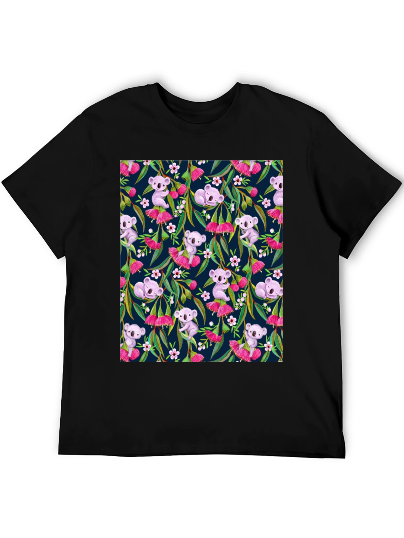 Koala & Eucalyptus T-Shirt - Nature Print