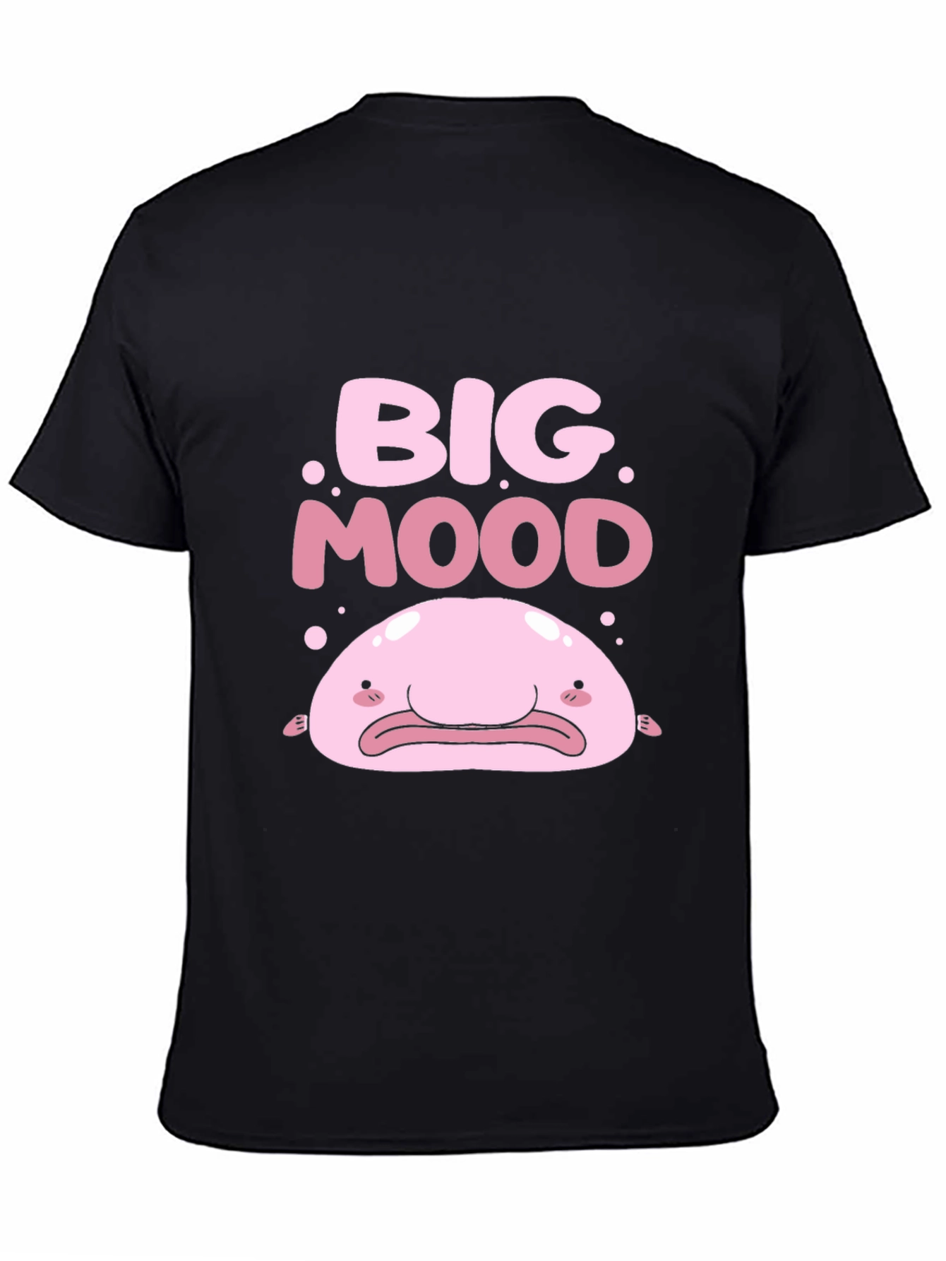 Big Mood Blobfish Graphic Tee - Black