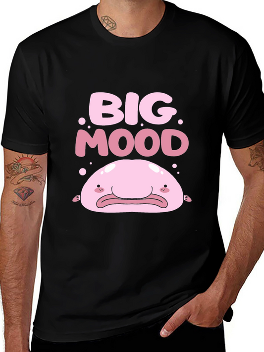 Big Mood Blobfish Graphic Tee - Black