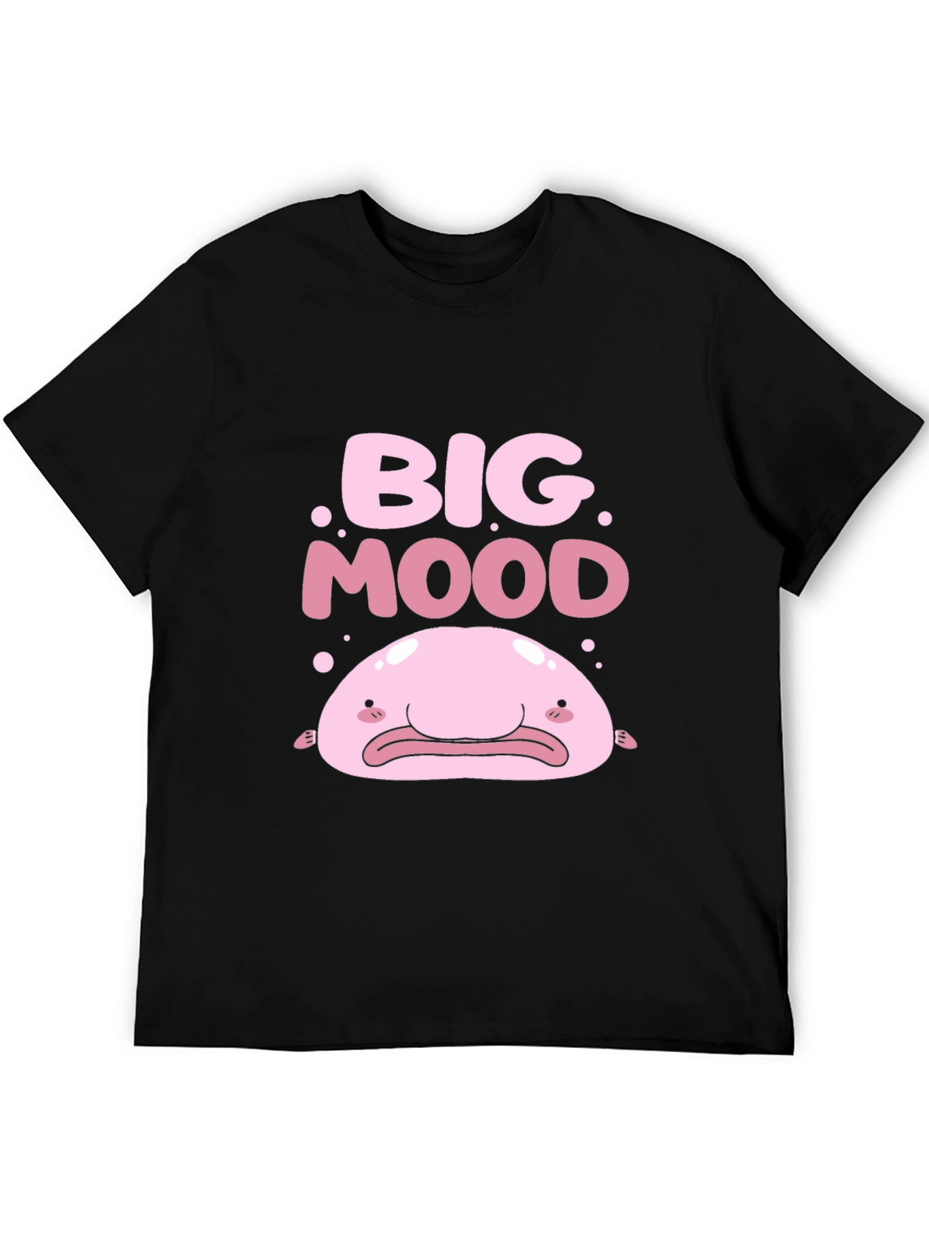 Big Mood Blobfish Graphic Tee - Black