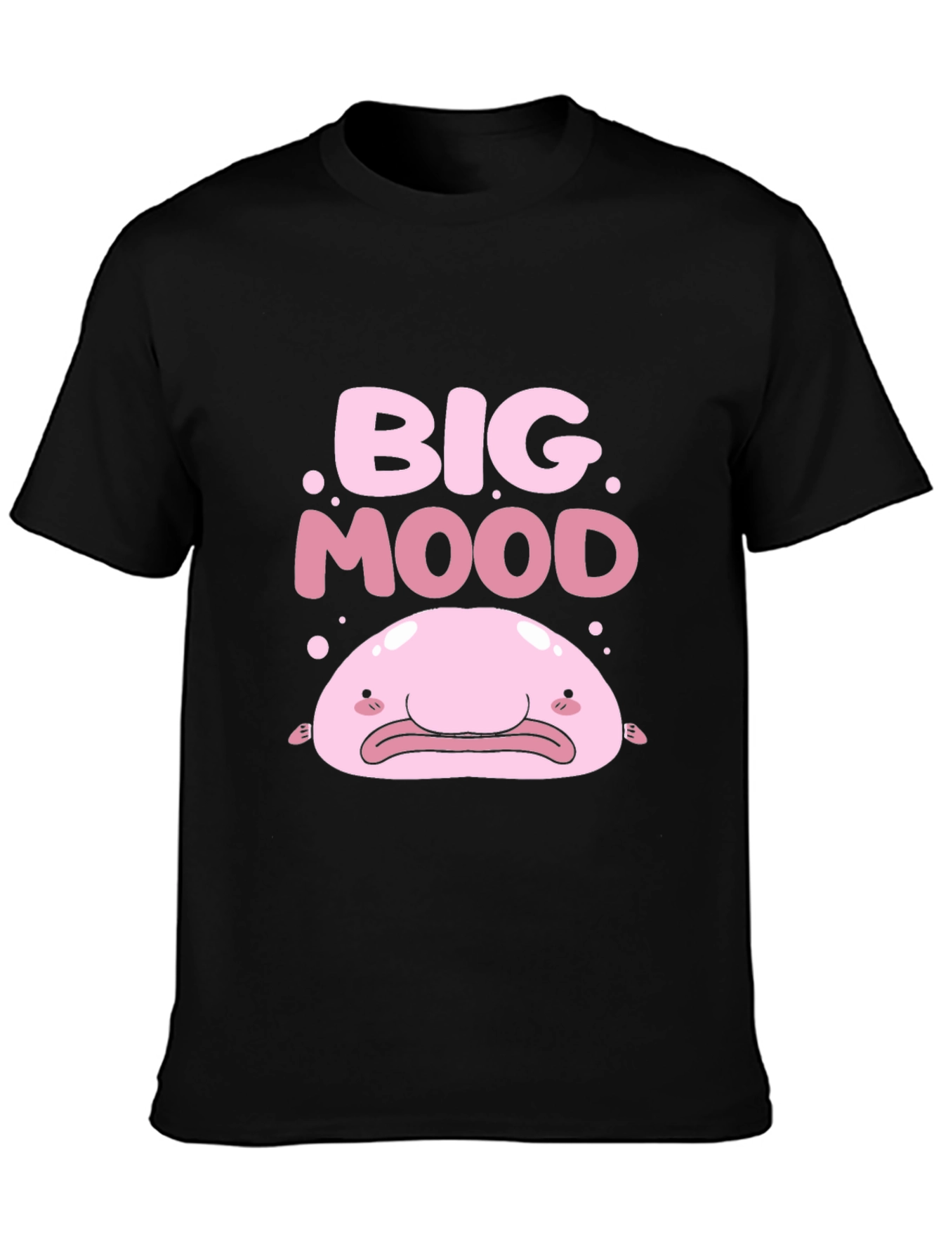 Big Mood Blobfish Graphic Tee - Black