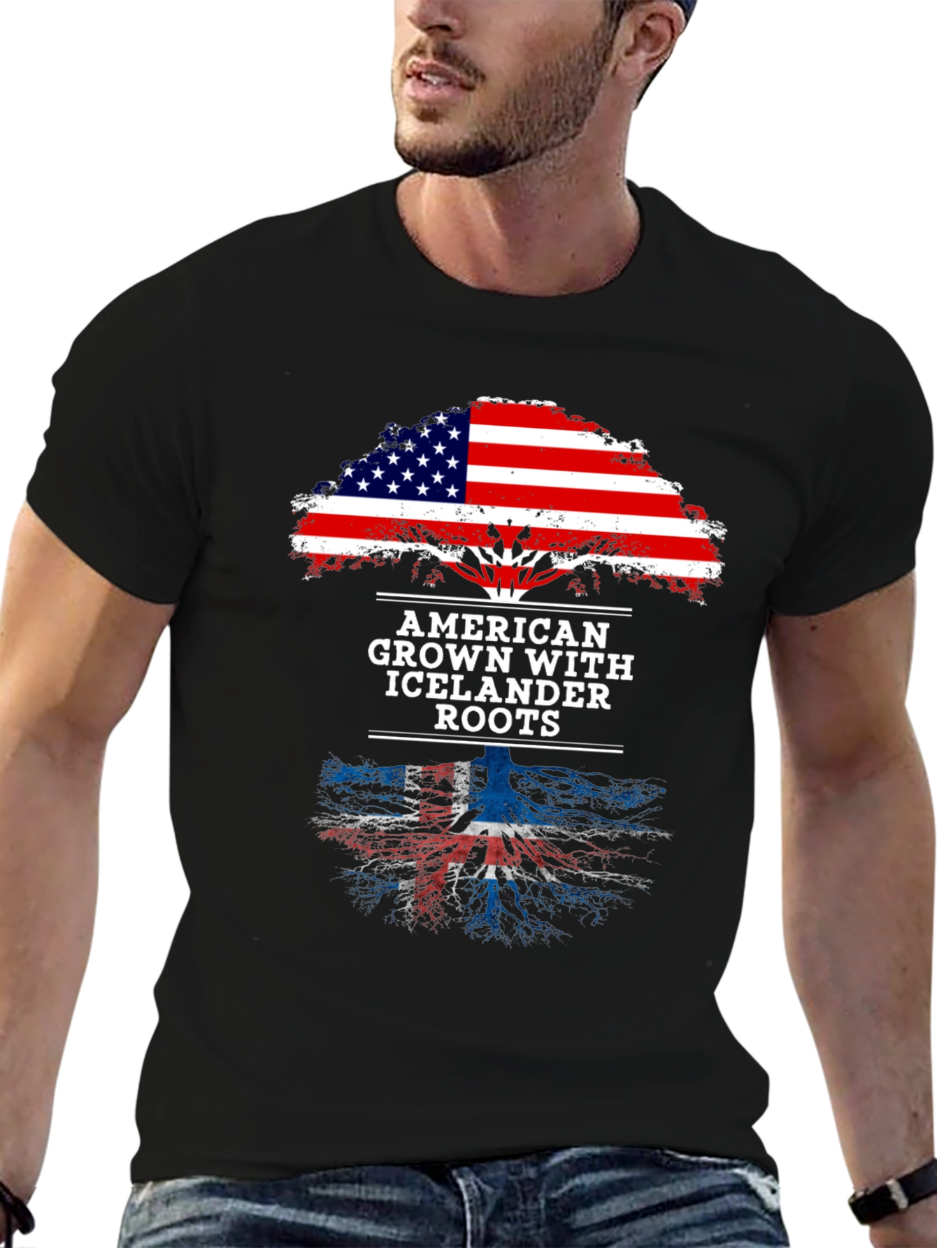 American Grown with Icelandic Roots T-Shirt