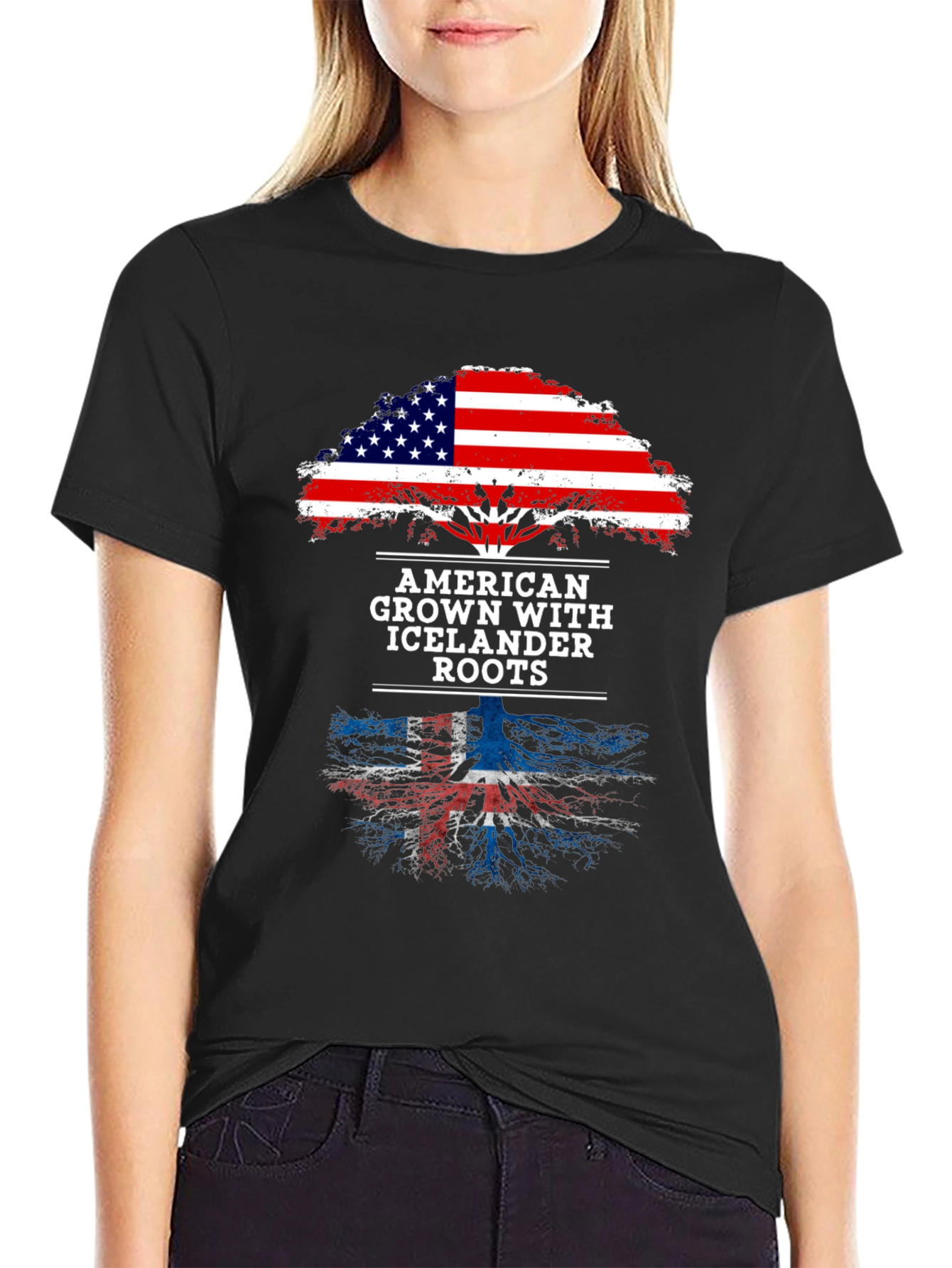 American Grown with Icelandic Roots T-Shirt
