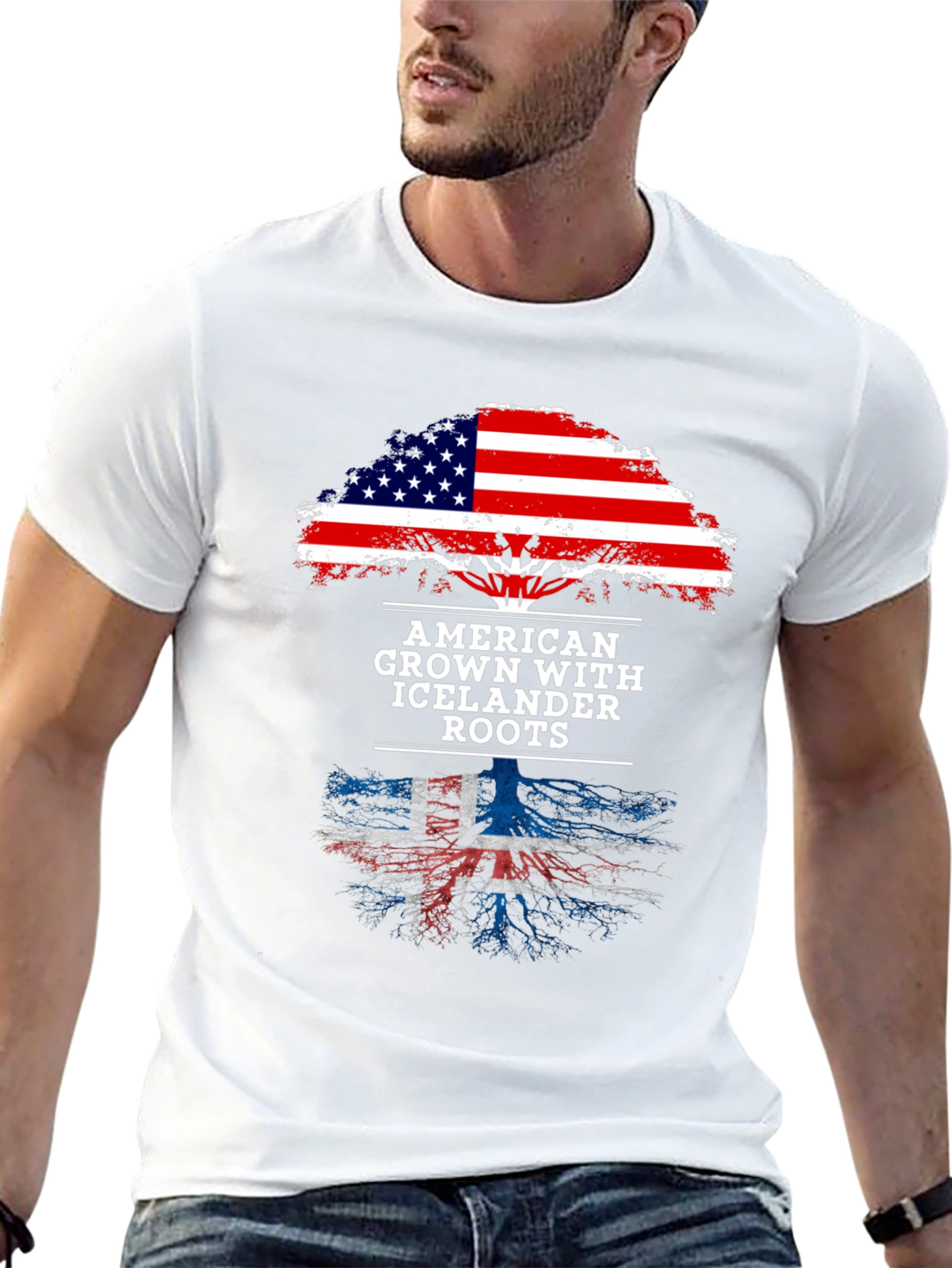 American Grown with Icelandic Roots T-Shirt