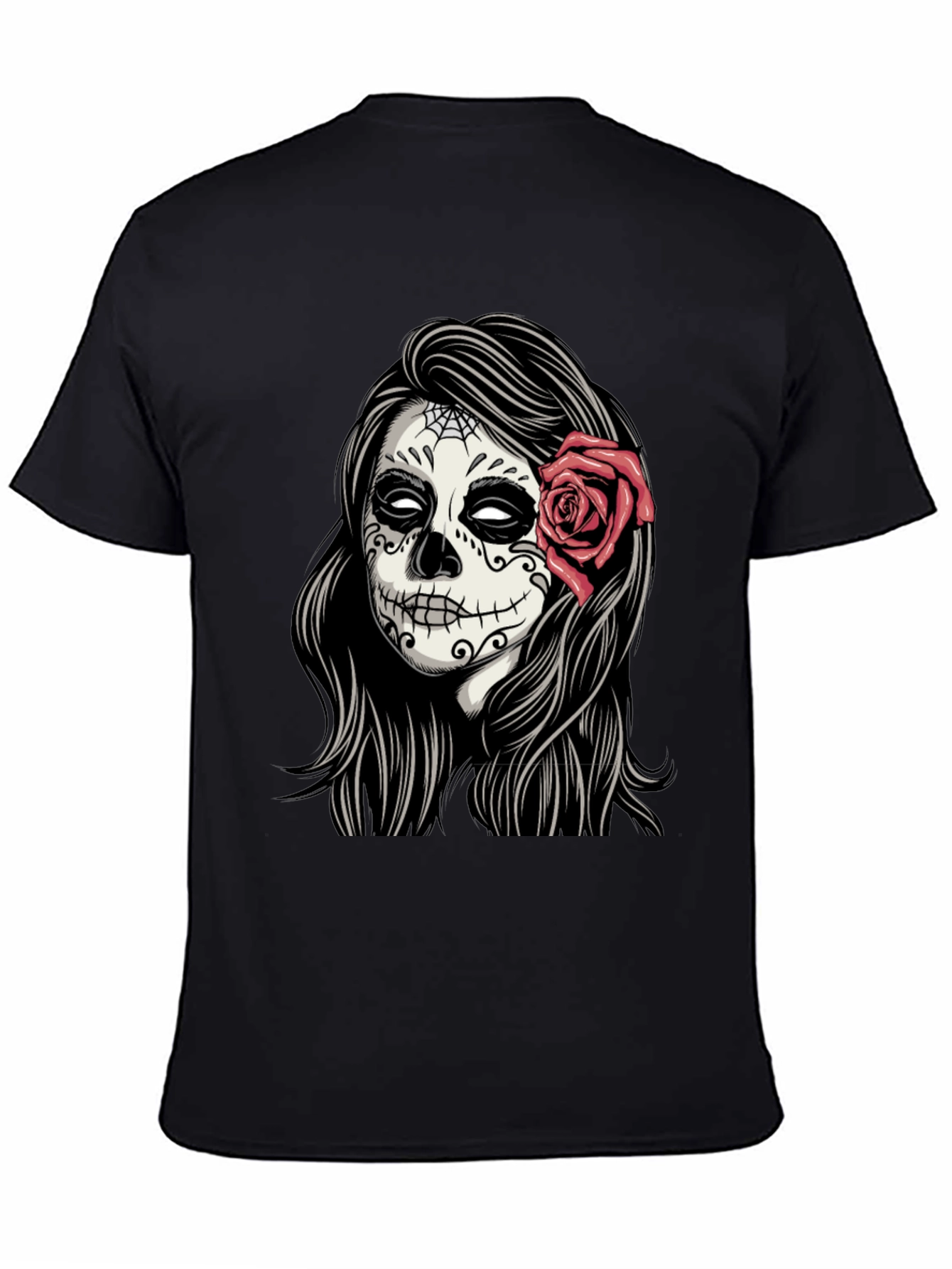Sugar Skull Woman T-Shirt - Day of the Dead