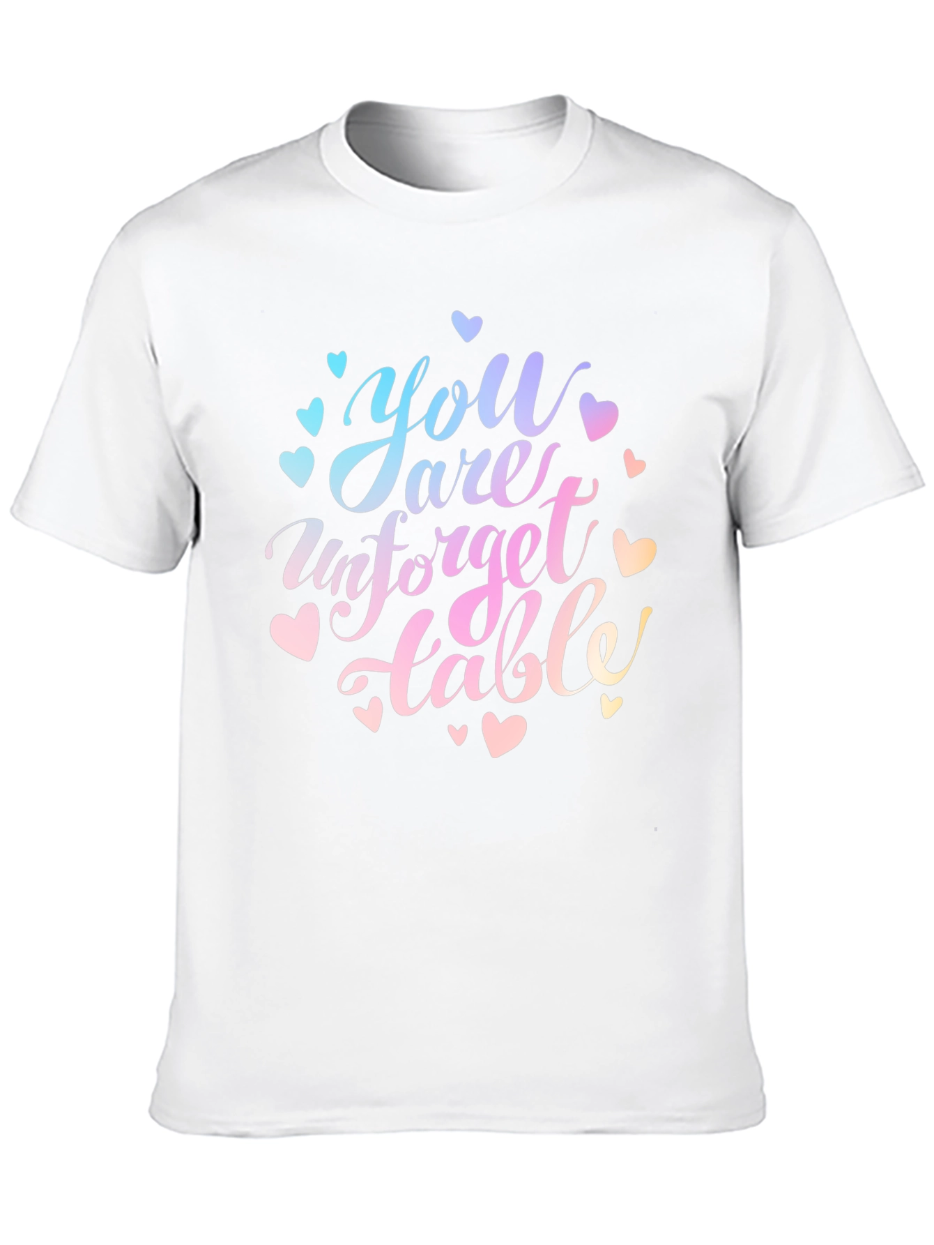 Unforgettable Tee - Trendy Graphic Print Shirt