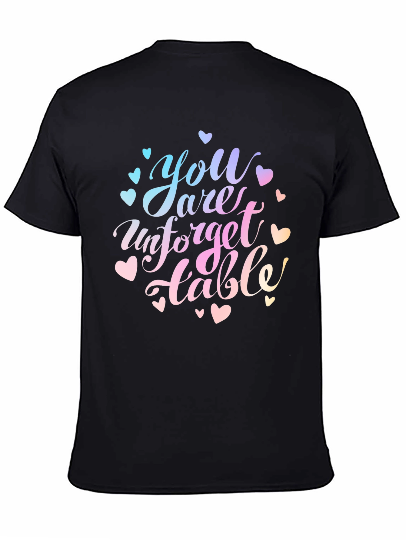 Unforgettable Tee - Trendy Graphic Print Shirt