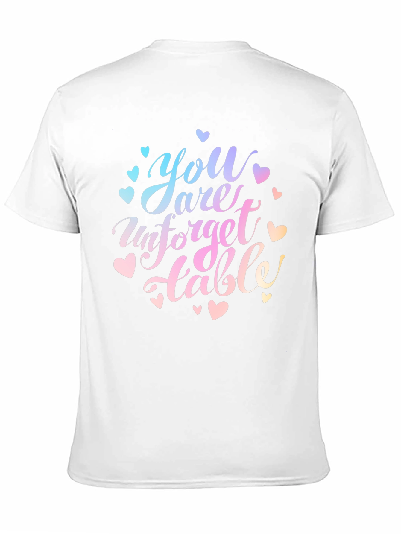 Unforgettable Tee - Trendy Graphic Print Shirt
