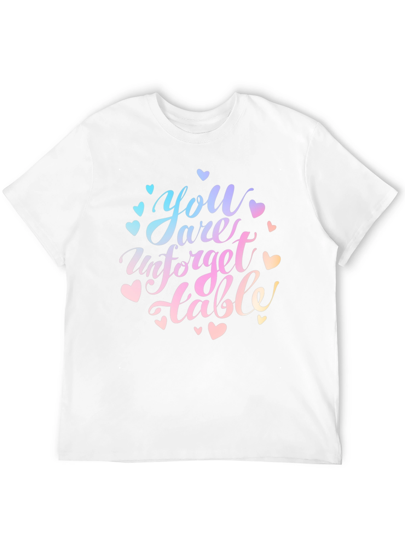 Unforgettable Tee - Trendy Graphic Print Shirt