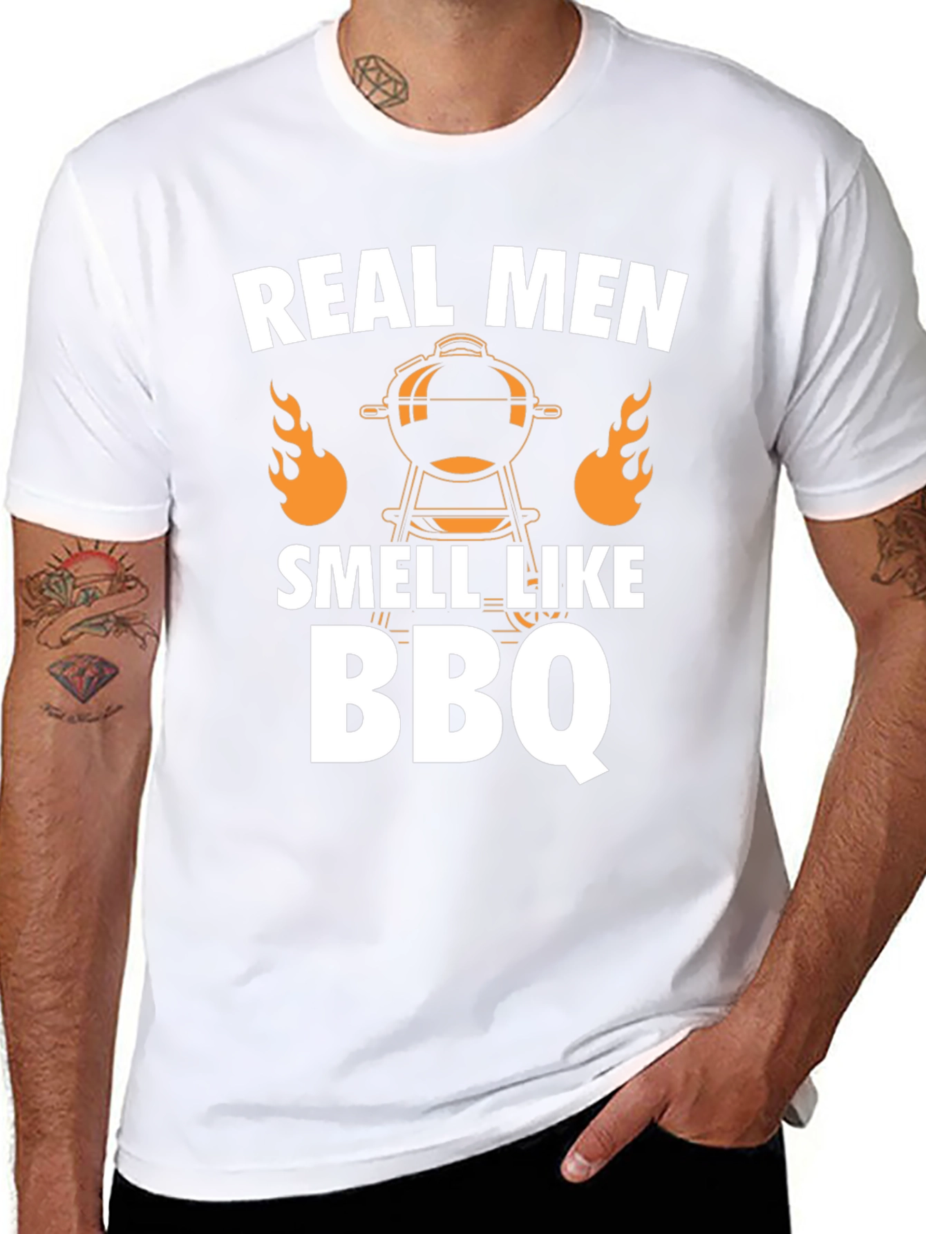 Real Men Smell Like BBQ T-Shirt
