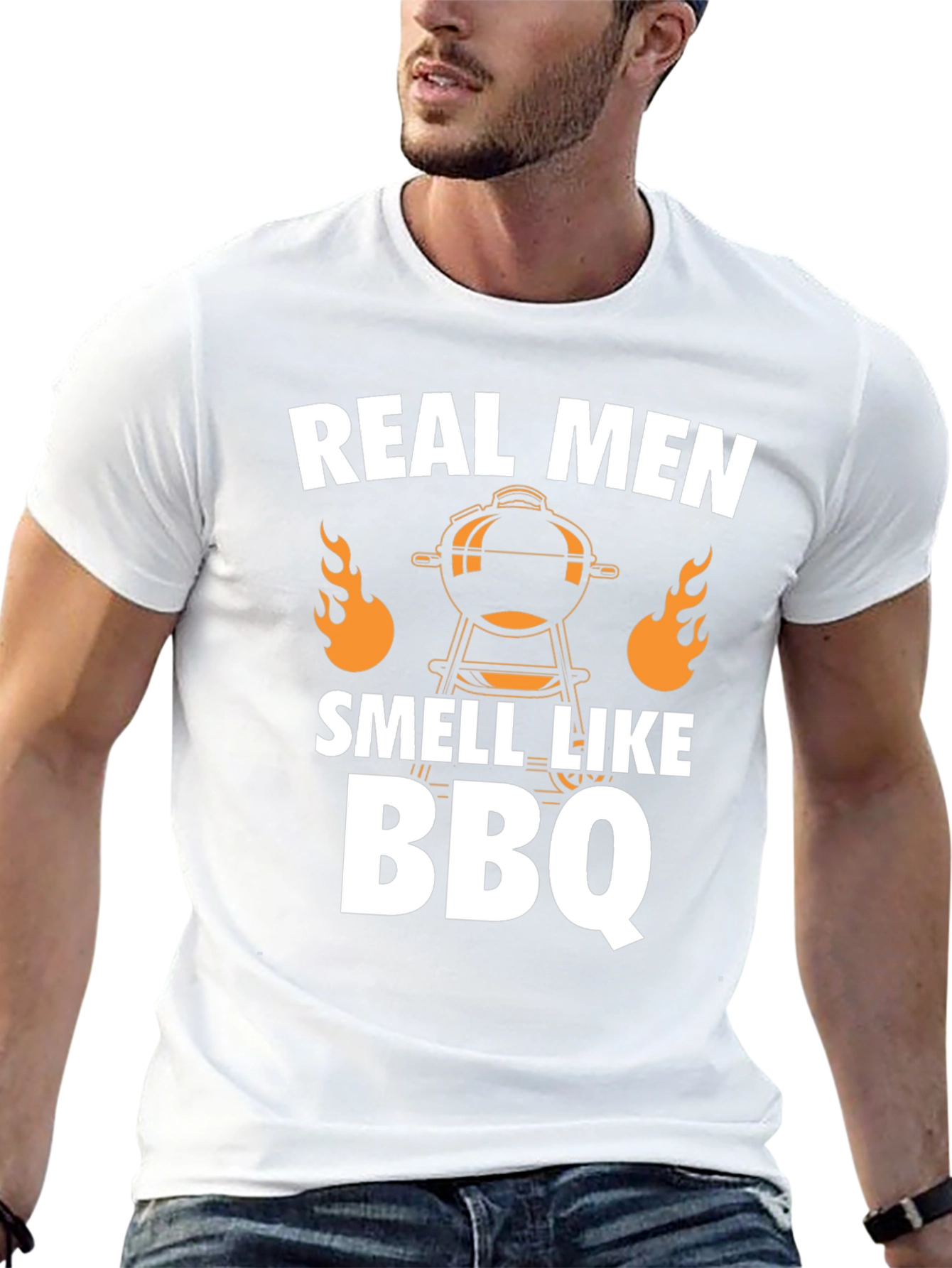 Real Men Smell Like BBQ T-Shirt