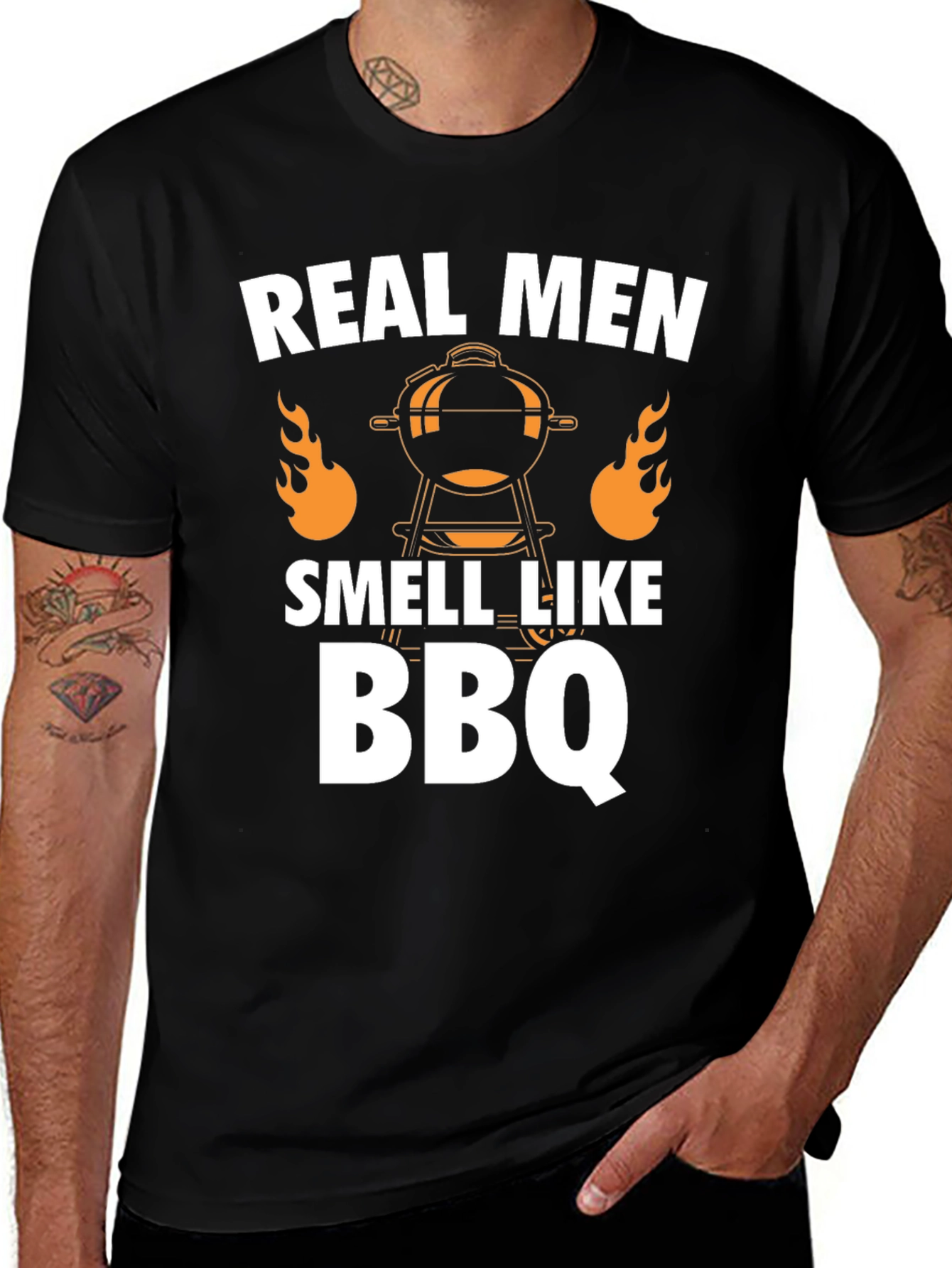 Real Men Smell Like BBQ T-Shirt