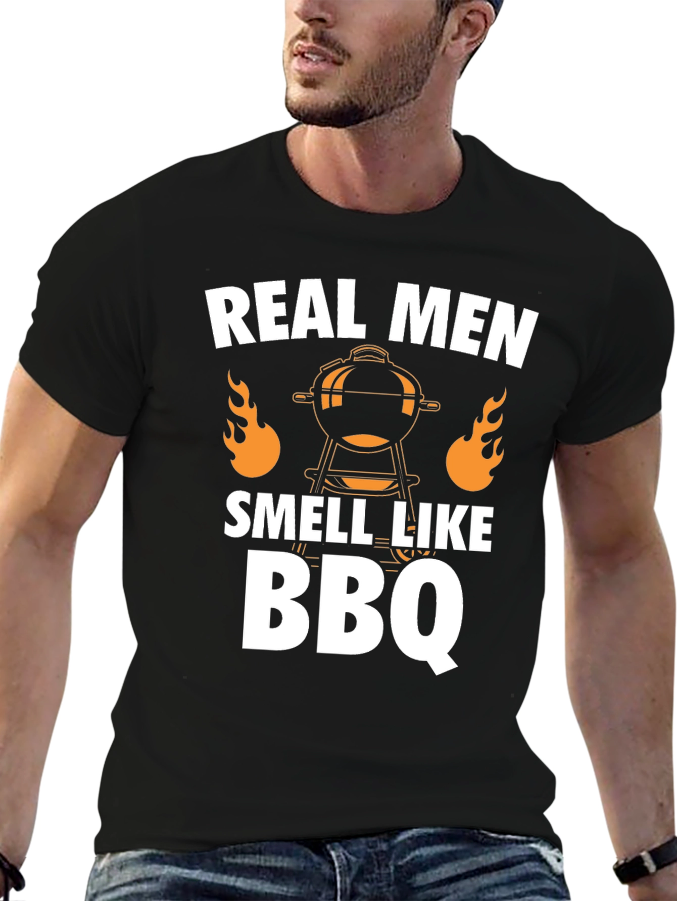 Real Men Smell Like BBQ T-Shirt
