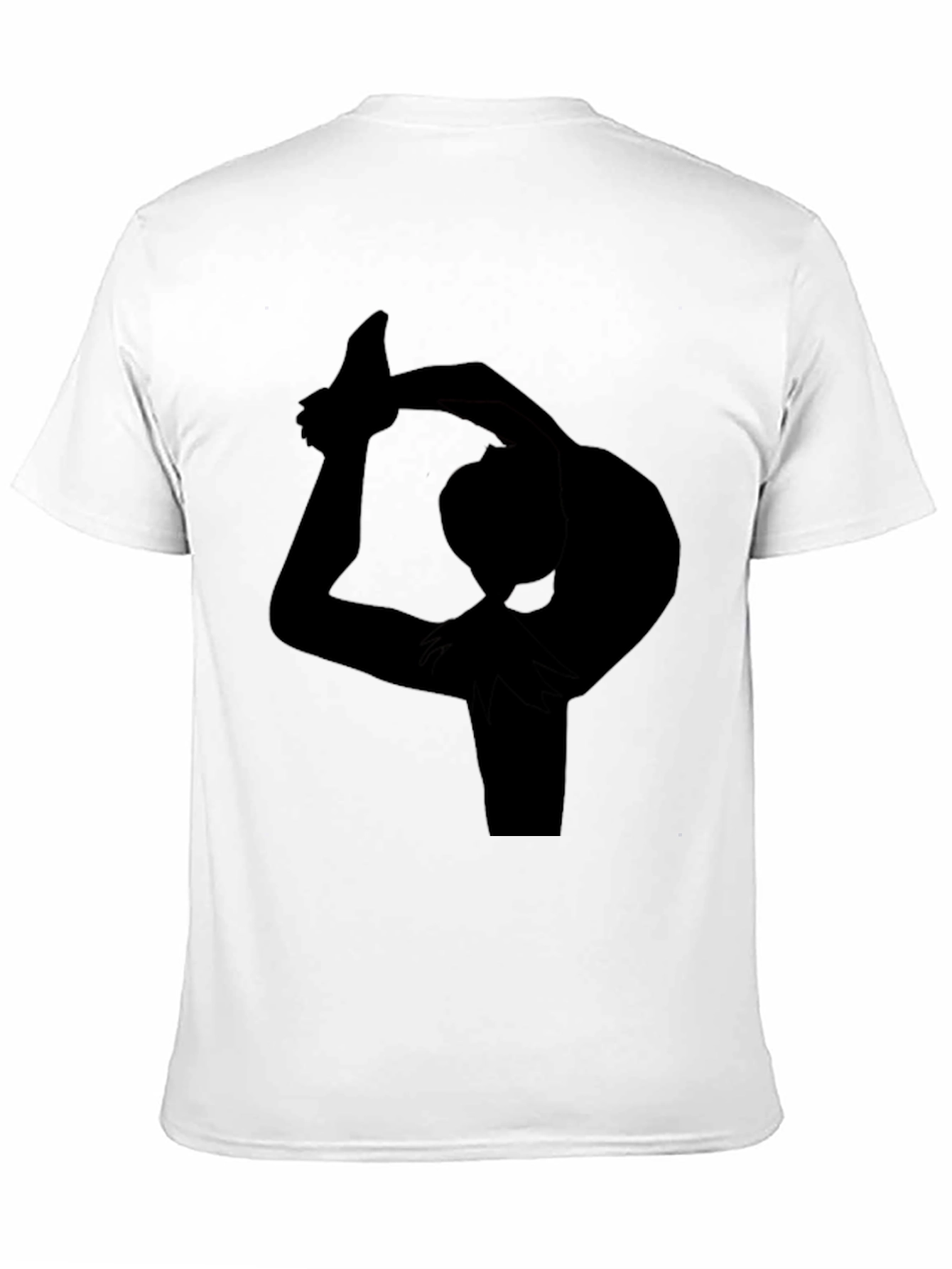 Yoga Pose Graphic Black T-Shirt