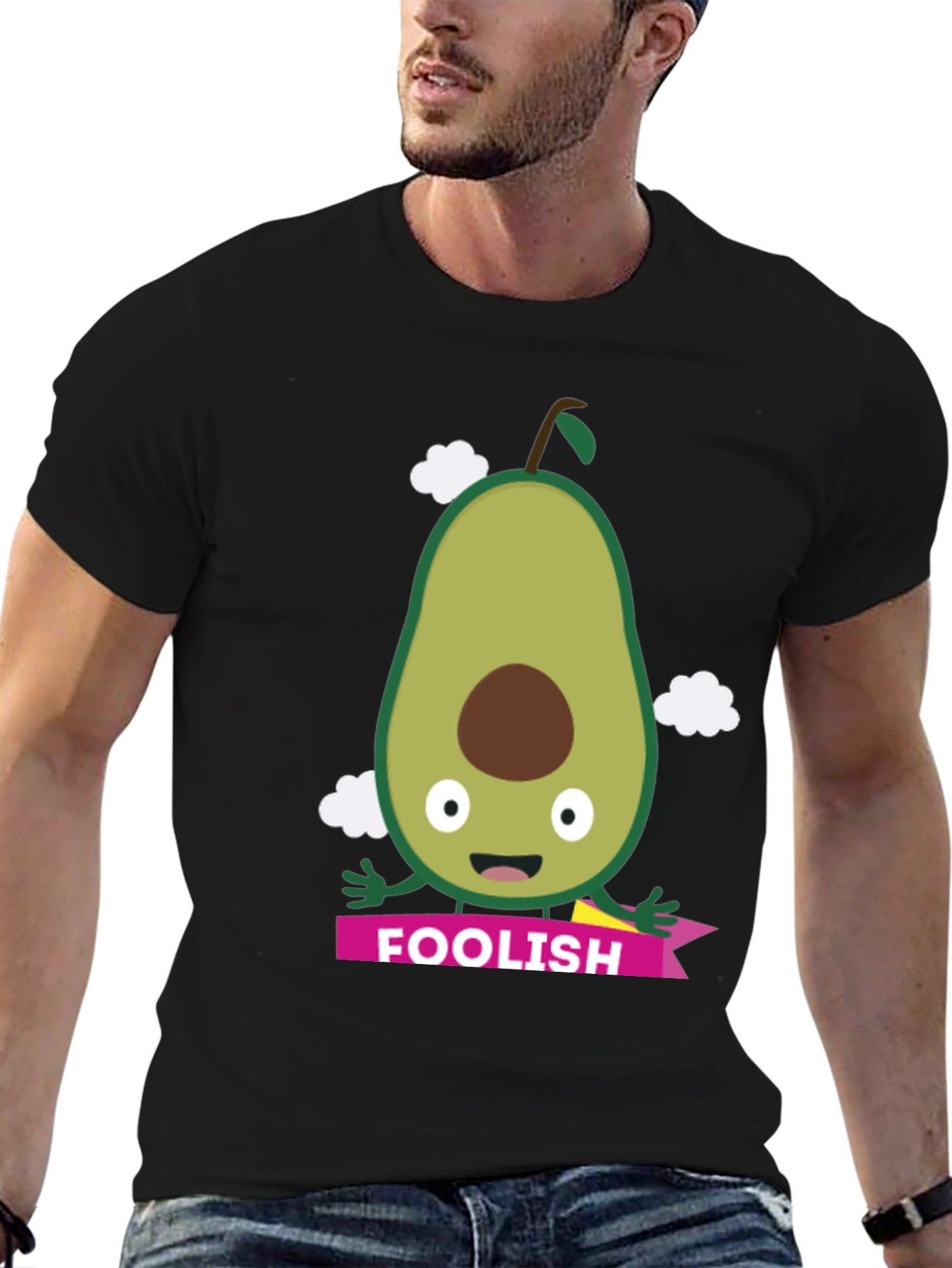 Foolish Avocado Graphic Tee - Funny Foodie Shirt