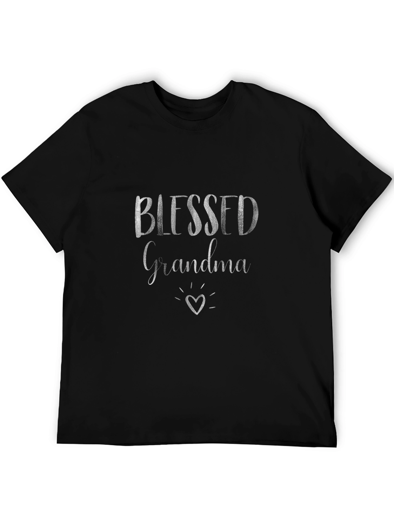 Blessed Grandma Graphic Tee - Black T-Shirt