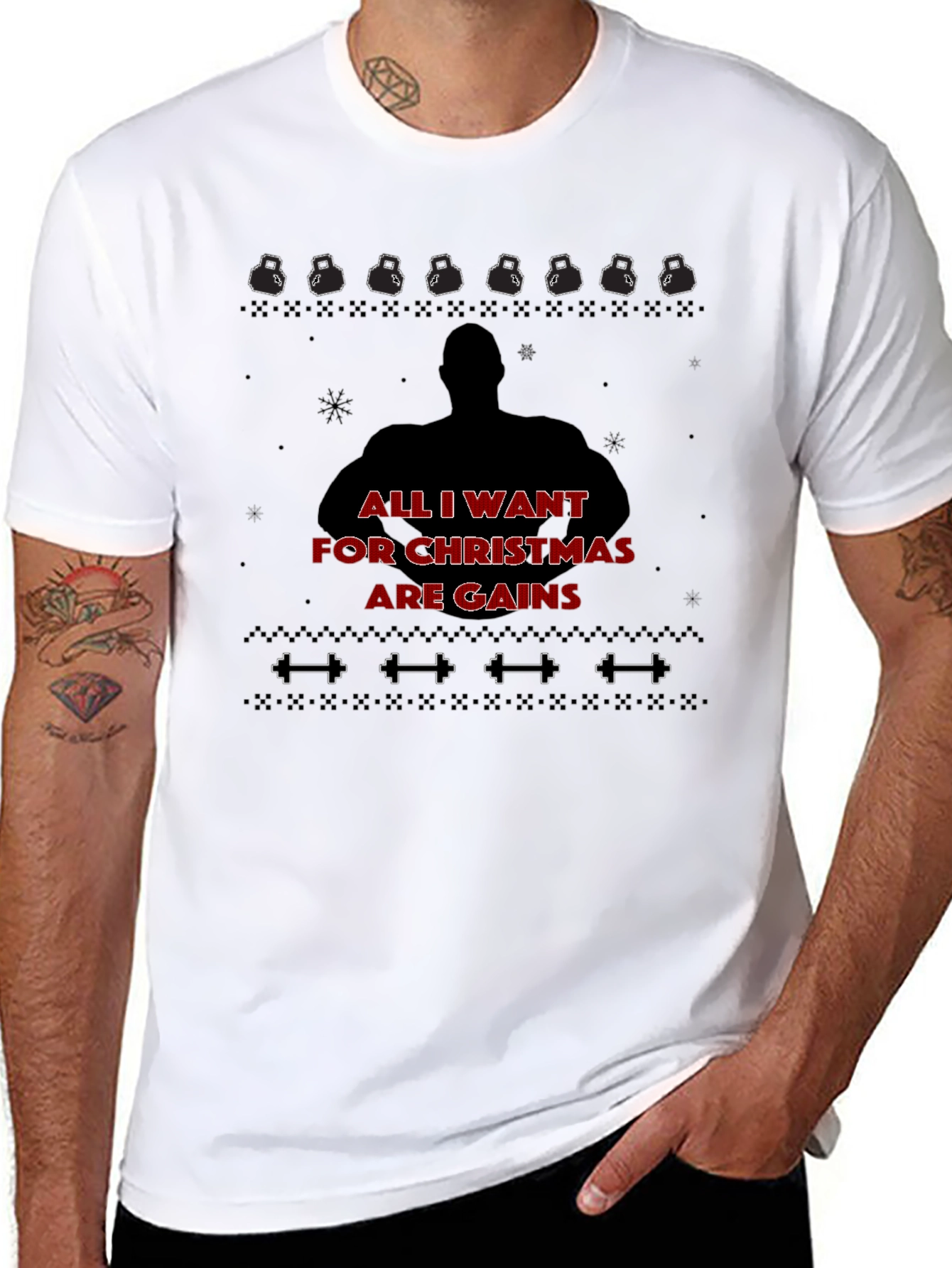 Funny Christmas Gains T-Shirt