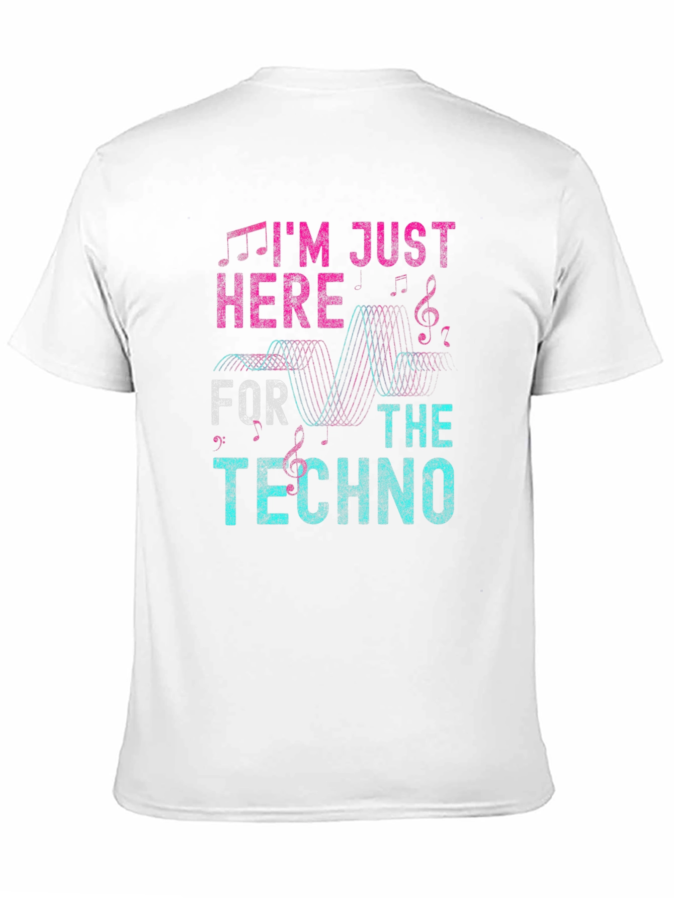 Im Just Here For The Techno Graphic T-Shirt