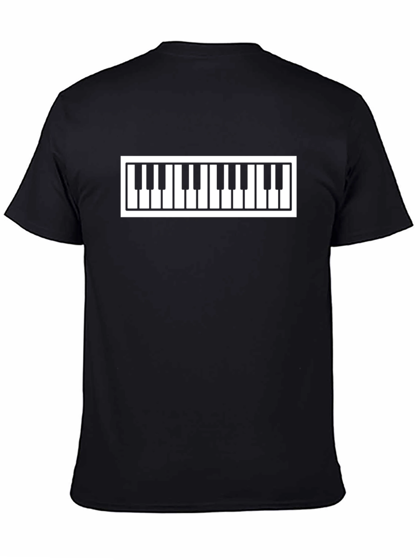 Piano Keys Graphic Tee - Stylish Music Lovers T-Shirt