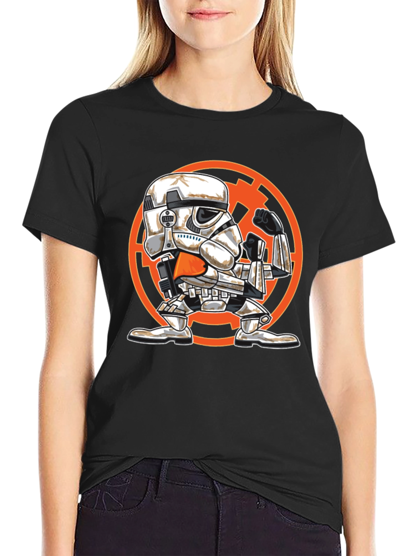 Stormtrooper Graphic Tee - Black