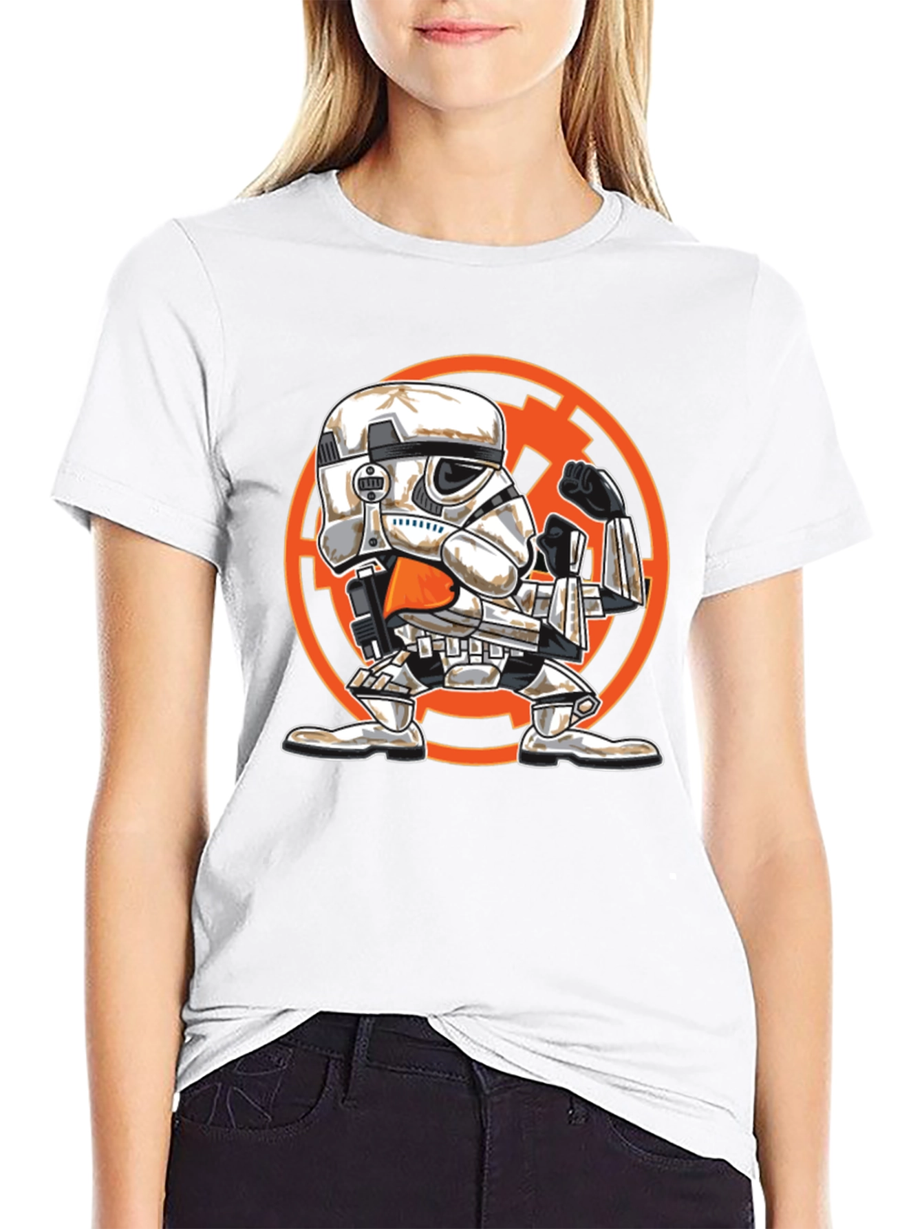 Stormtrooper Graphic Tee - Black