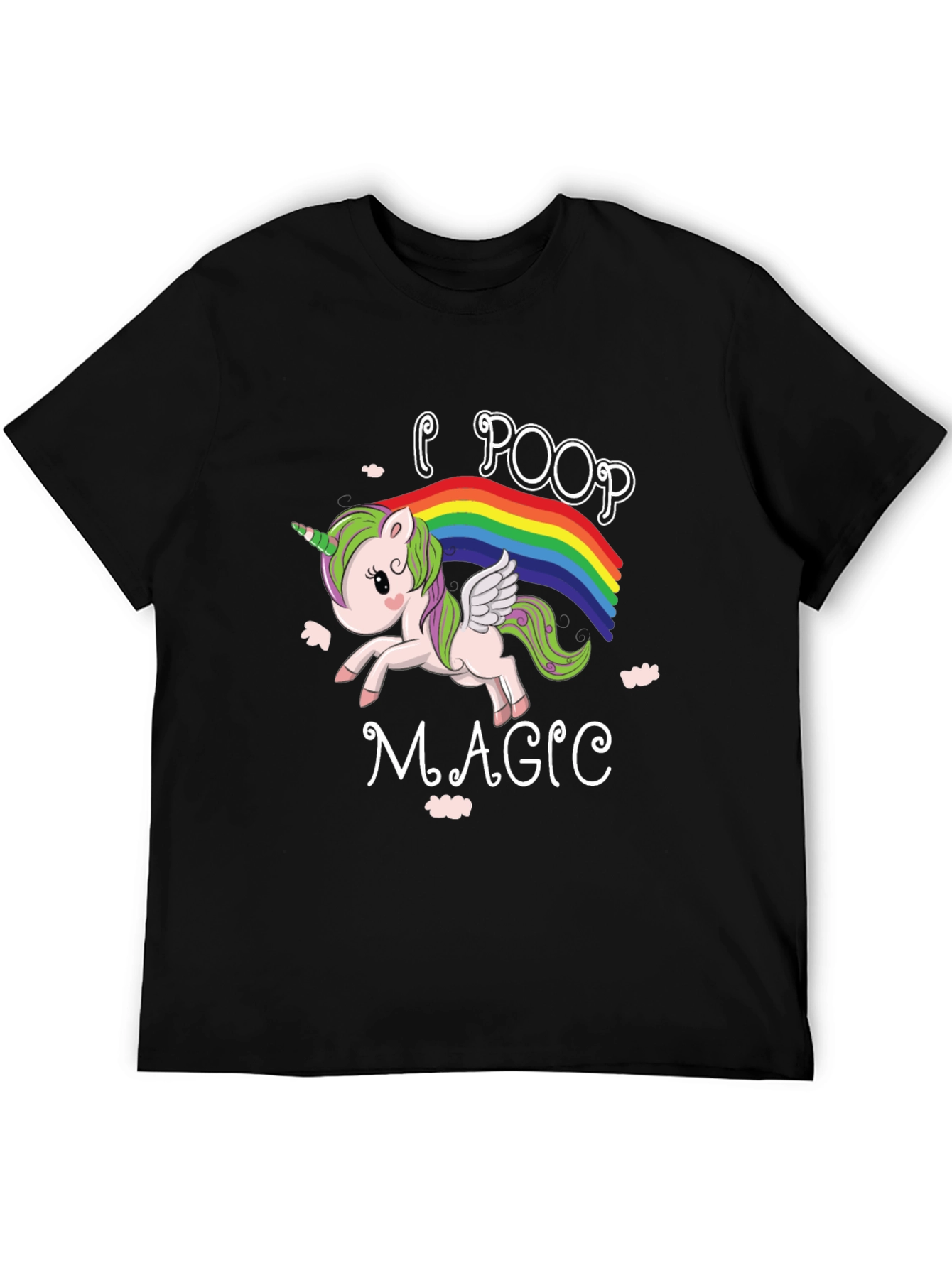 I Poop Magic Unicorn Rainbow T-Shirt