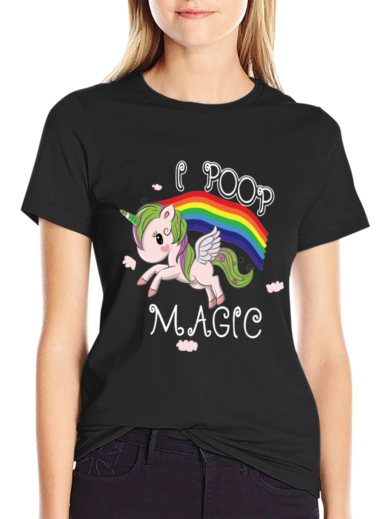 I Poop Magic Unicorn Rainbow T-Shirt