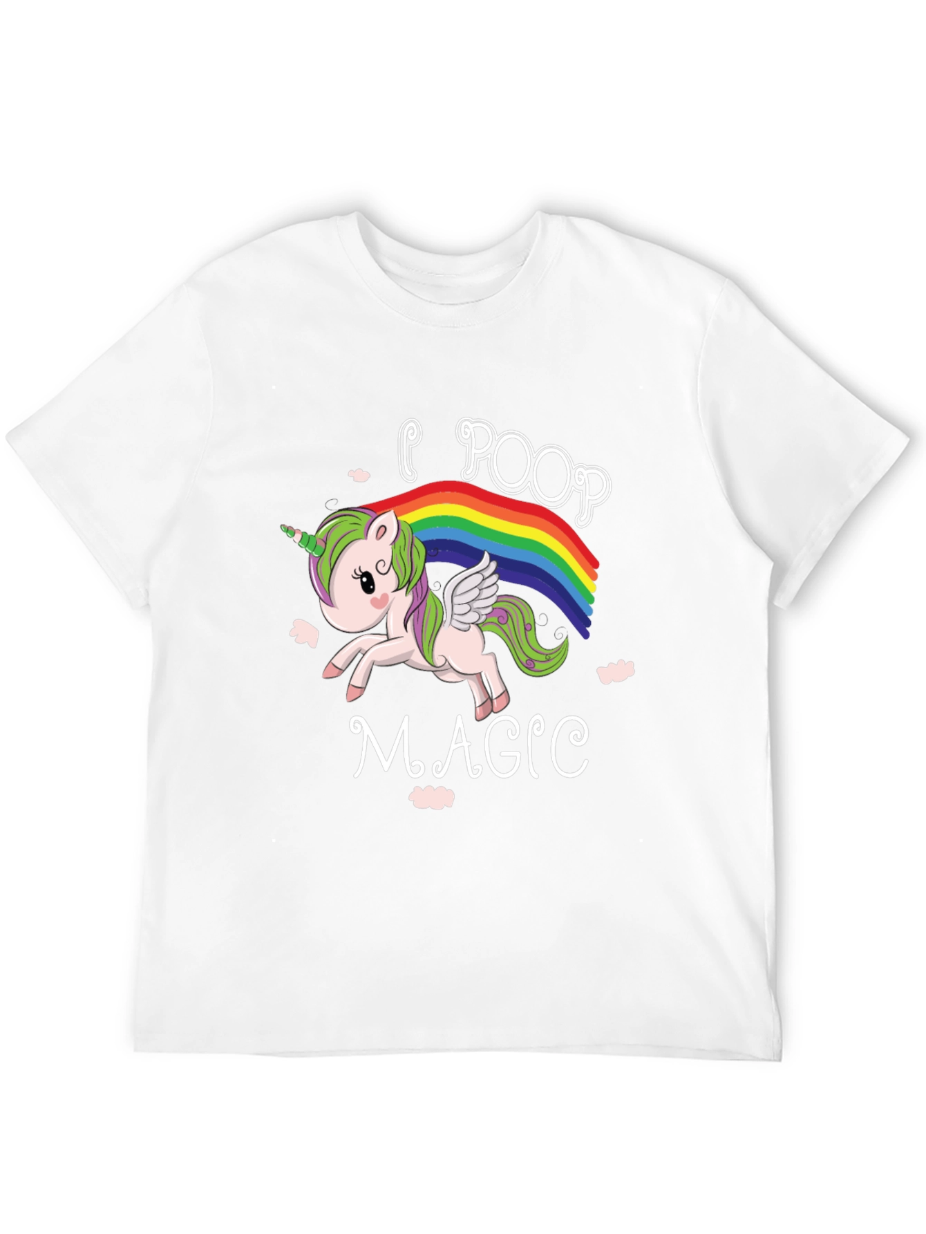I Poop Magic Unicorn Rainbow T-Shirt