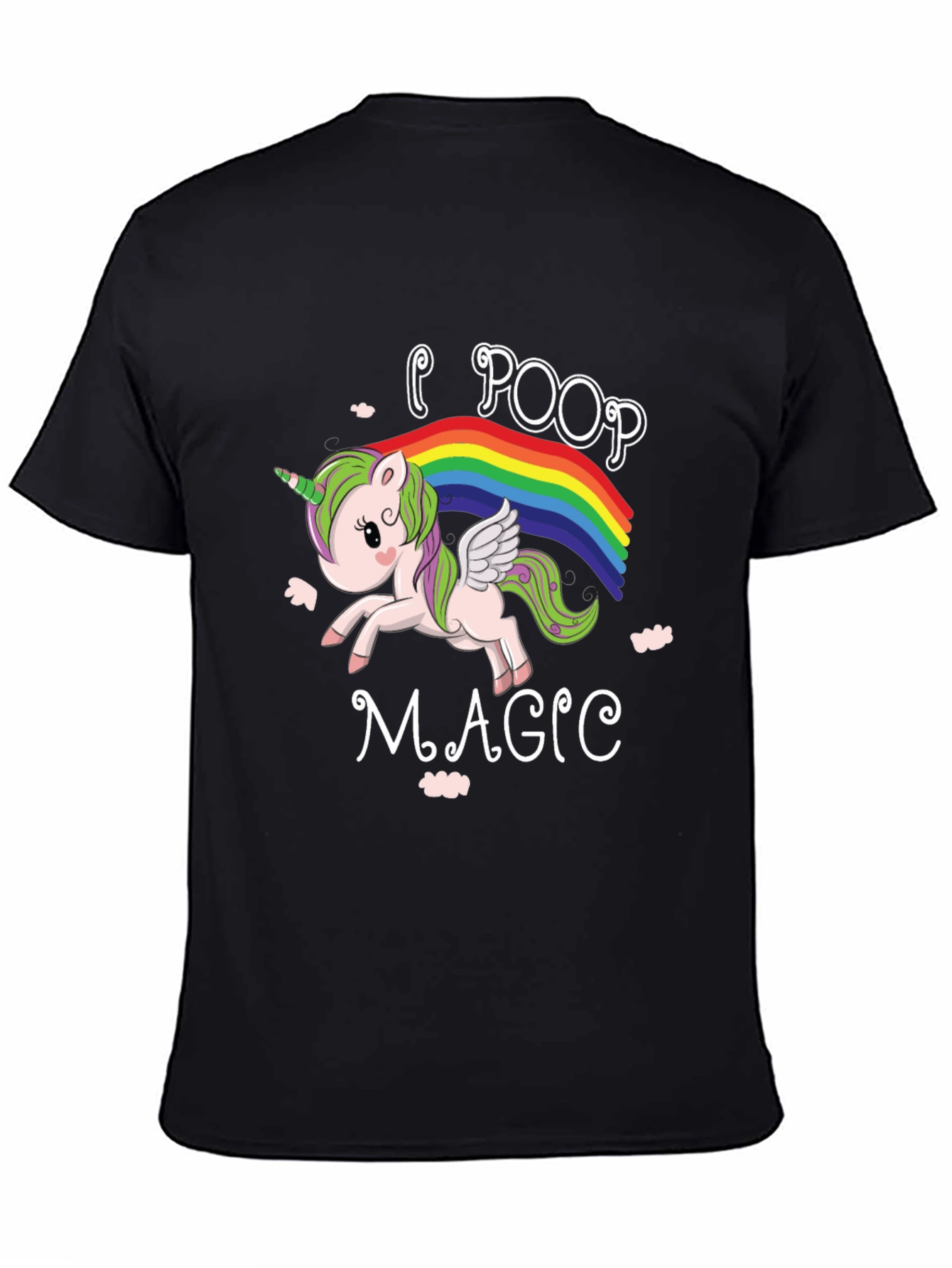 I Poop Magic Unicorn Rainbow T-Shirt