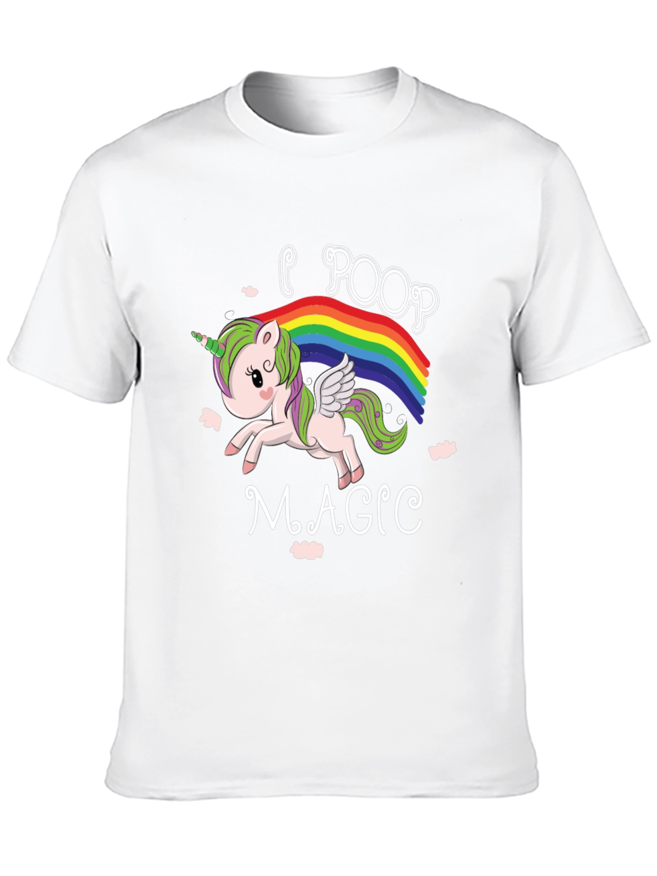 I Poop Magic Unicorn Rainbow T-Shirt