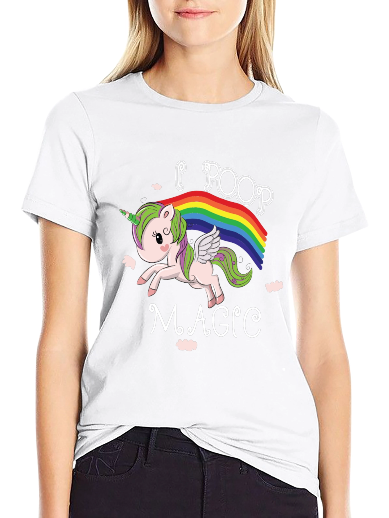 I Poop Magic Unicorn Rainbow T-Shirt
