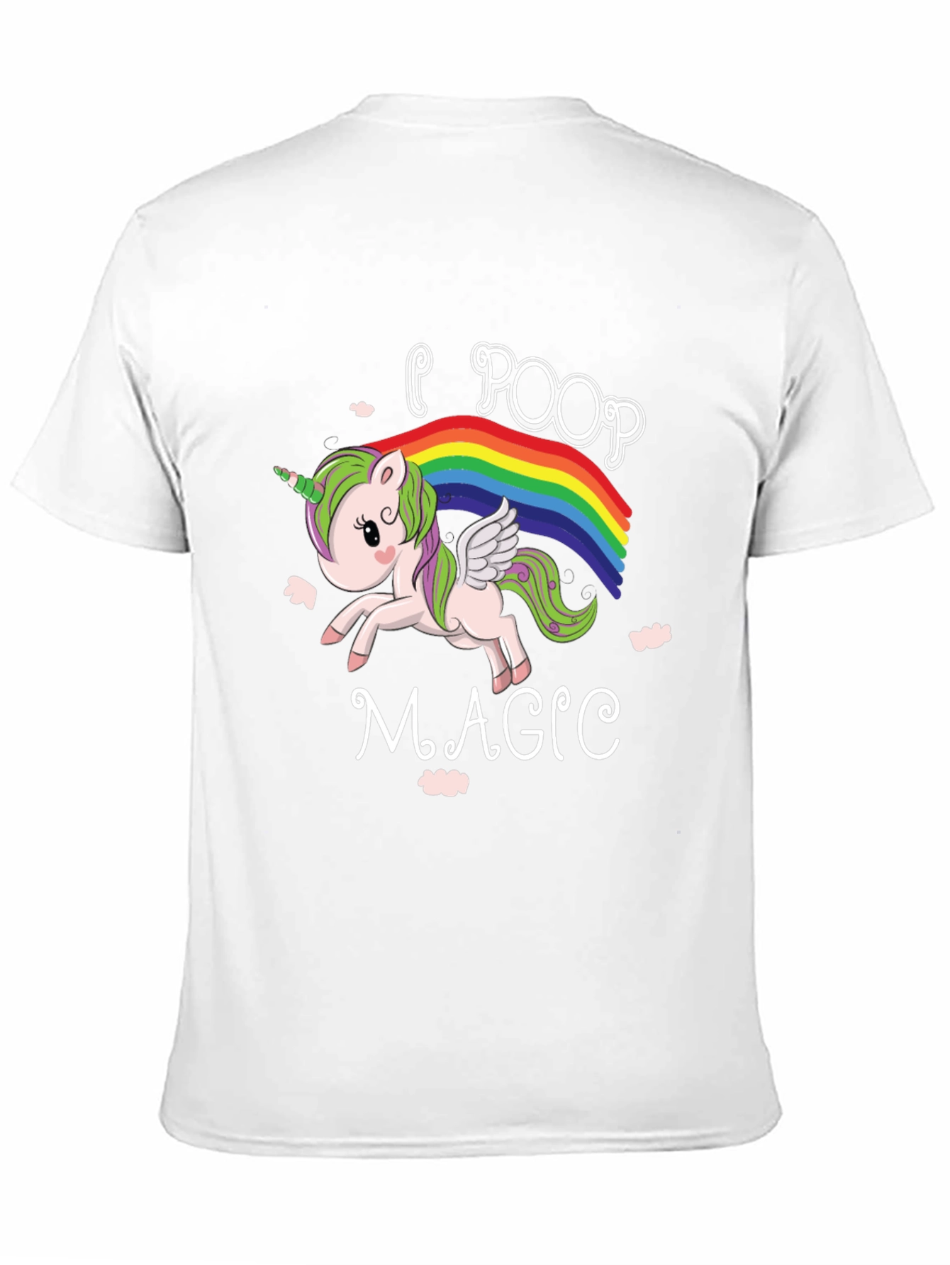 I Poop Magic Unicorn Rainbow T-Shirt