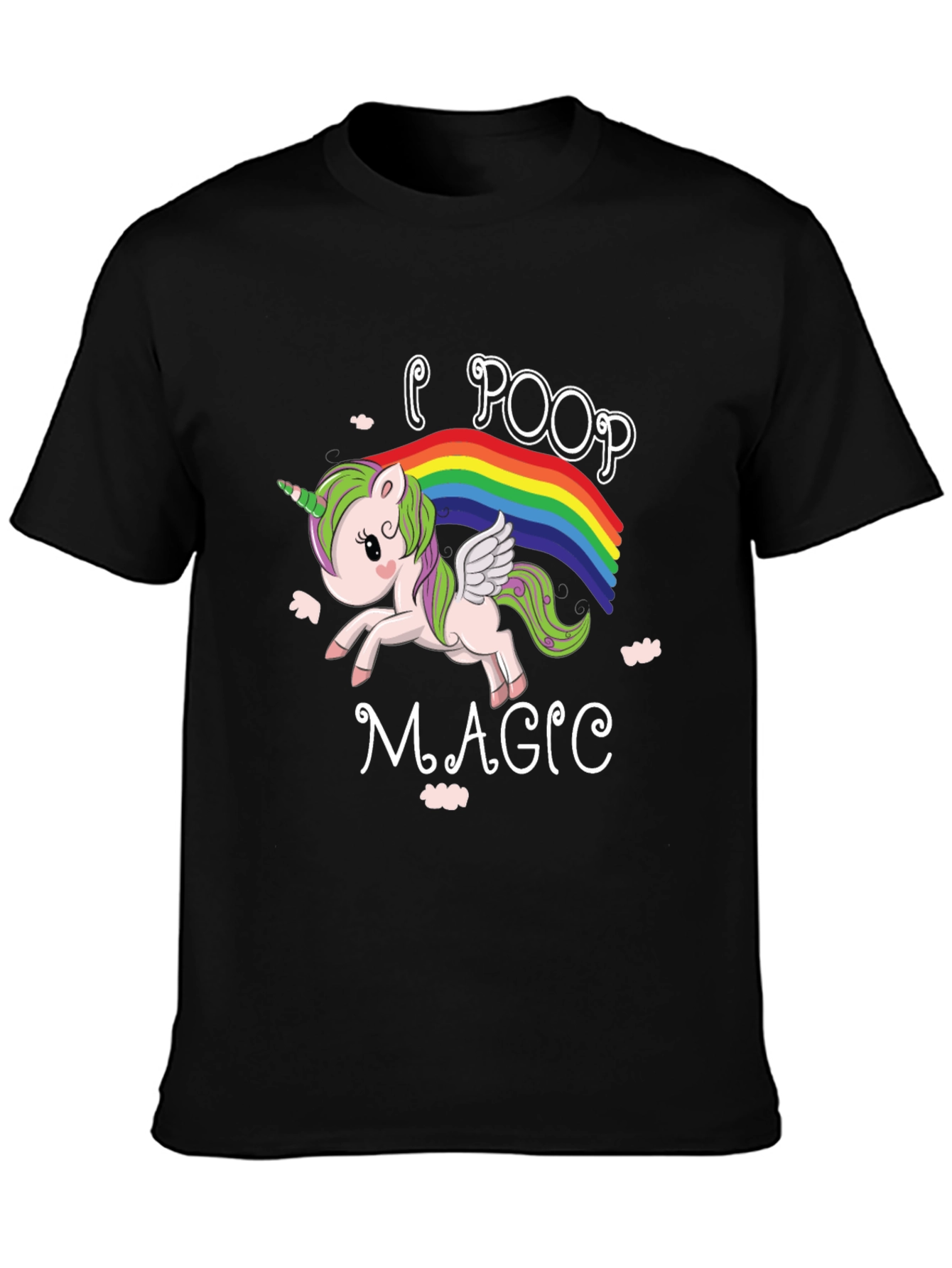 I Poop Magic Unicorn Rainbow T-Shirt