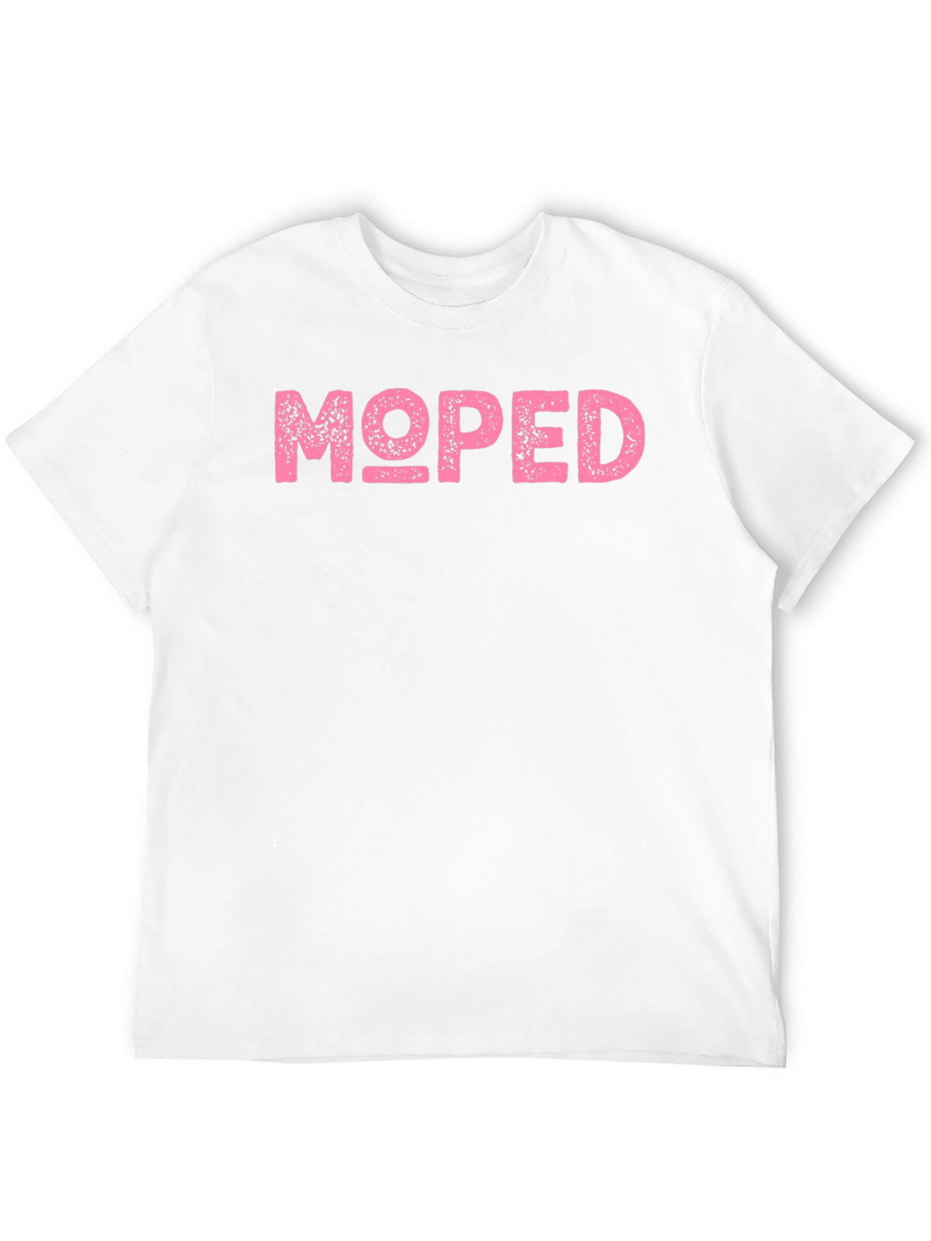Pink Moped Graphic Black T-Shirt