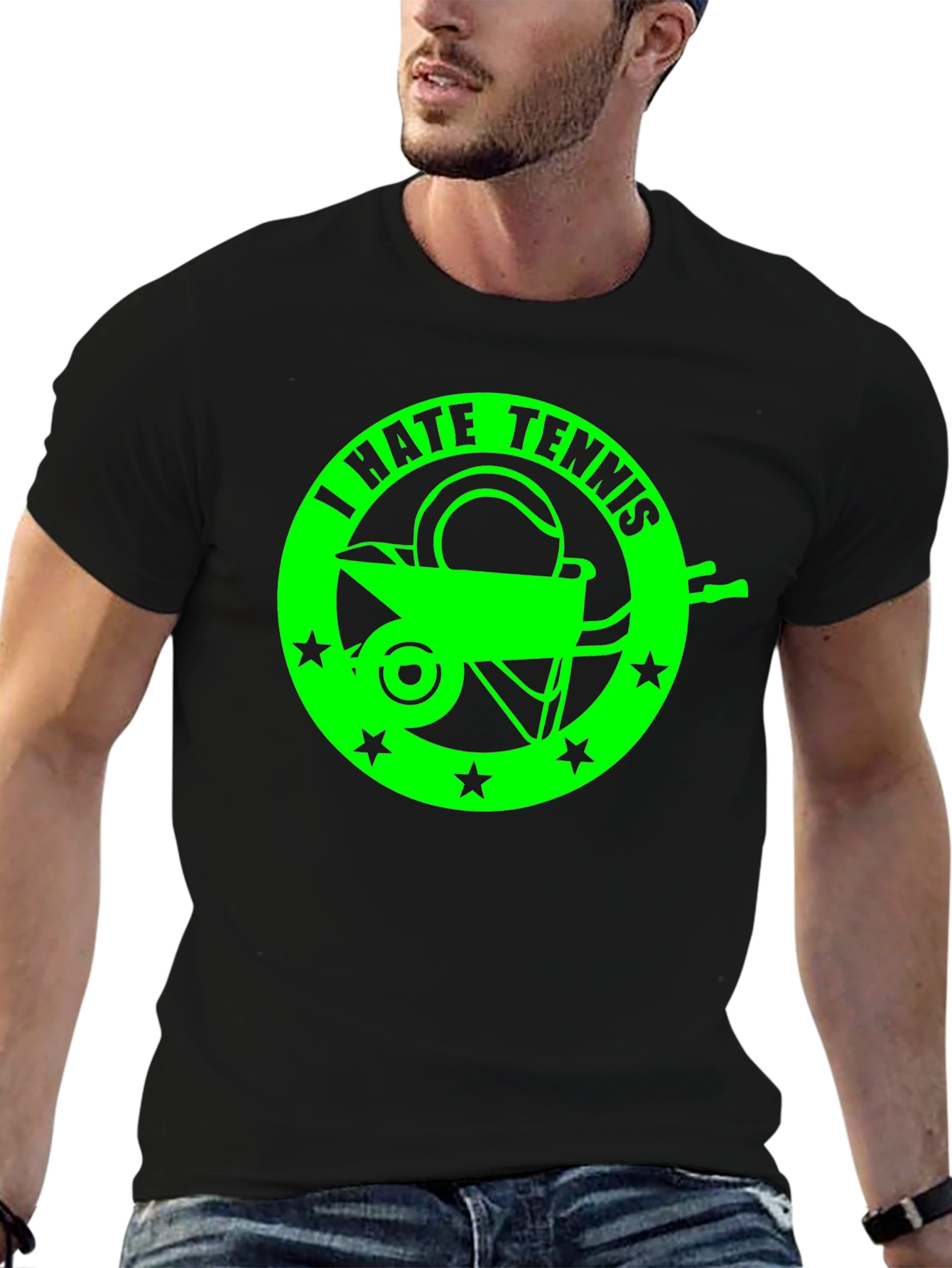 I Hate Tennis T-Shirt - Funny Graphic Tee