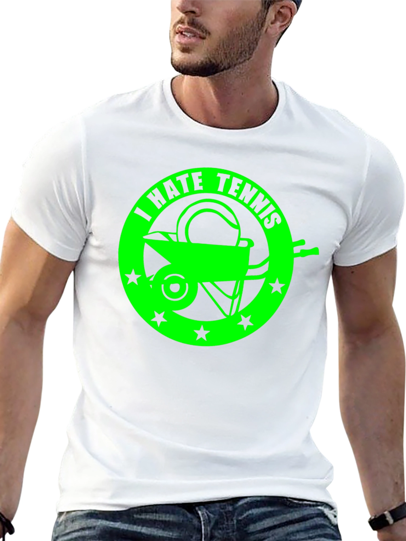 I Hate Tennis T-Shirt - Funny Graphic Tee