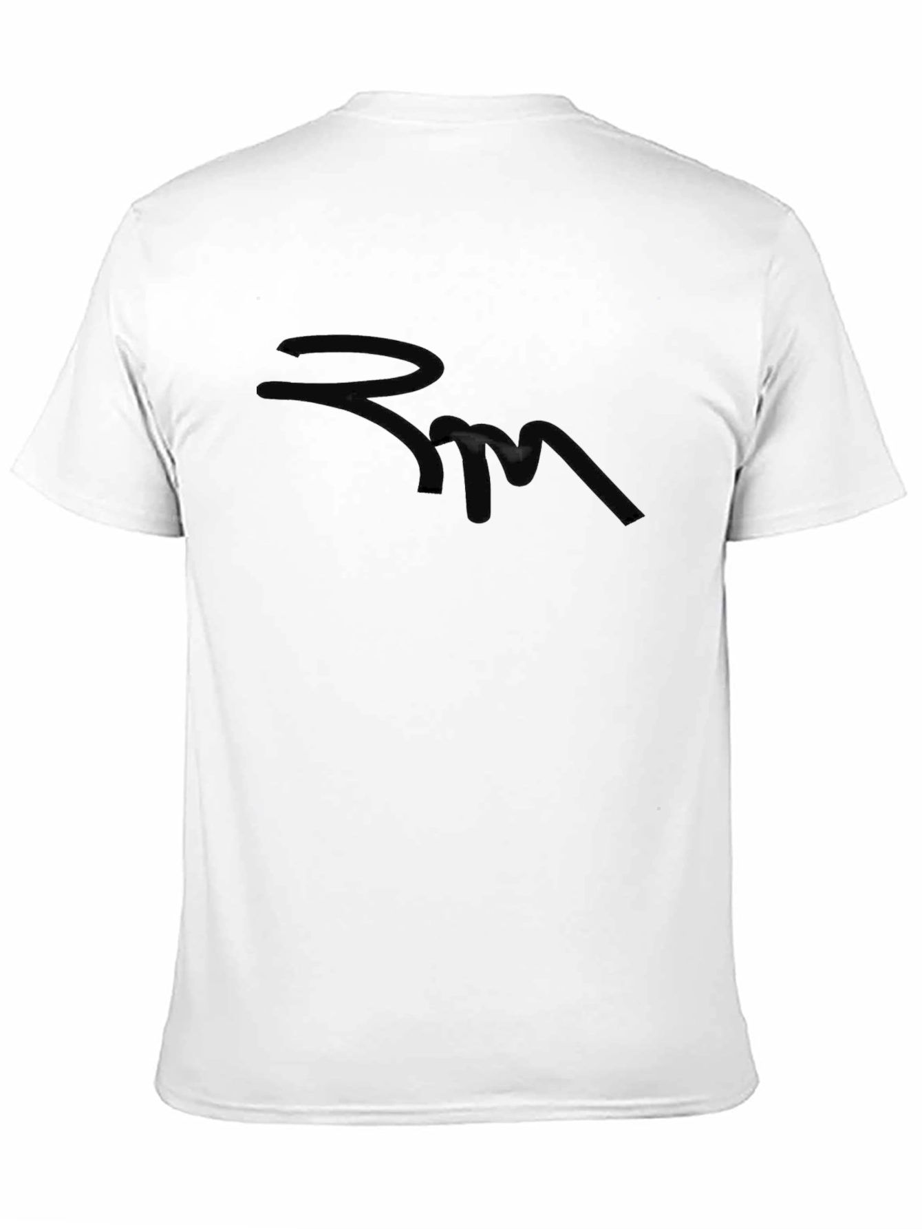 Mens Black T-Shirt with Dark Graphic Design