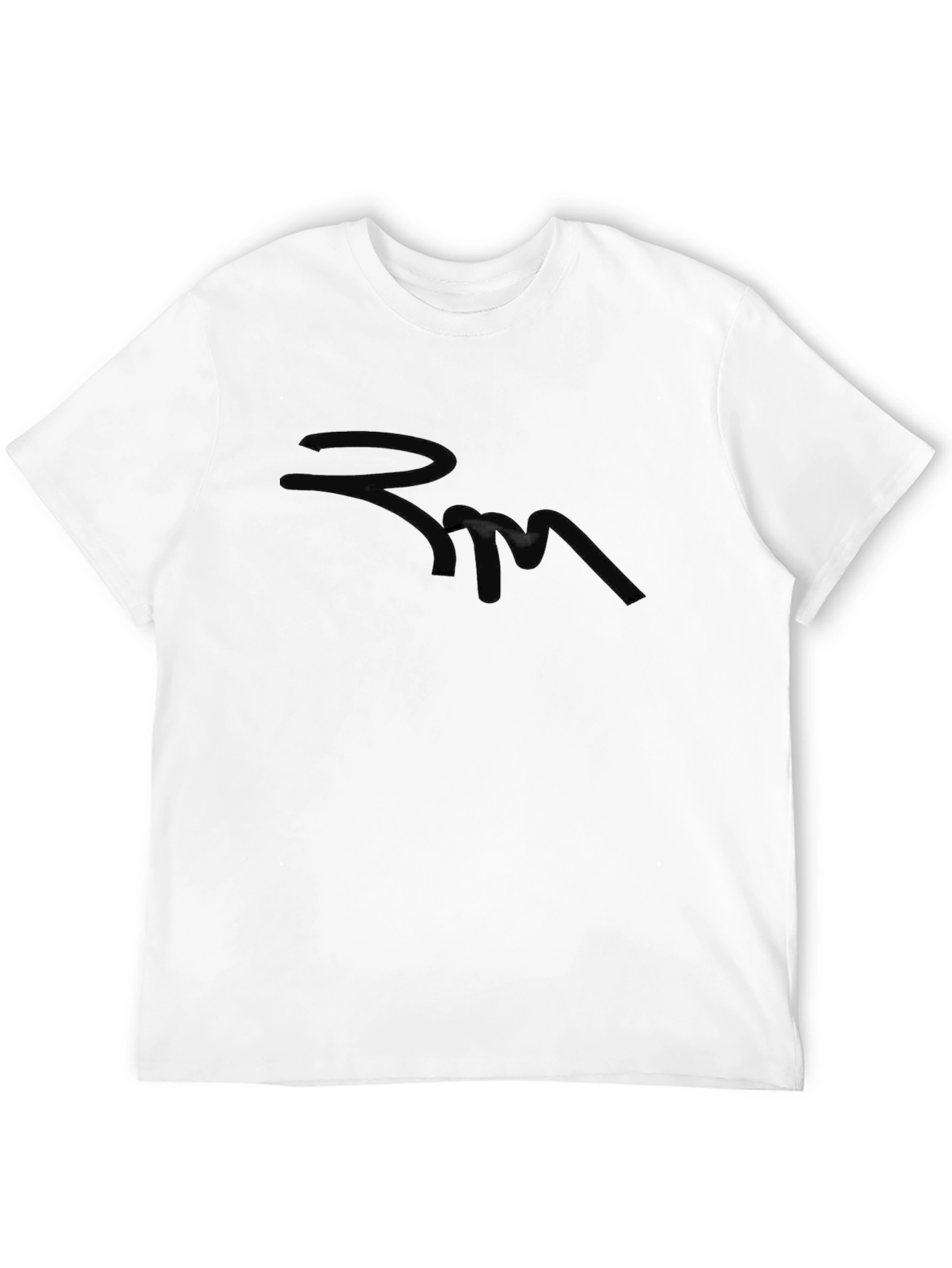 Mens Black T-Shirt with Dark Graphic Design