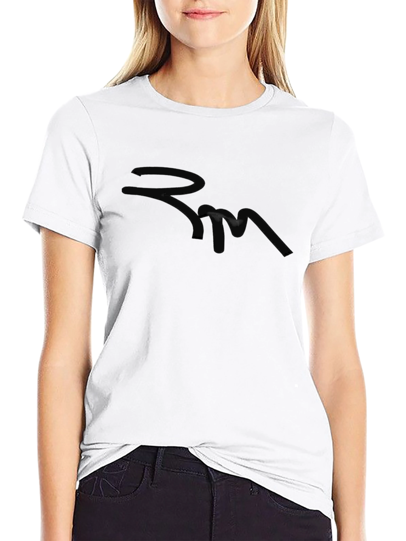 Mens Black T-Shirt with Dark Graphic Design