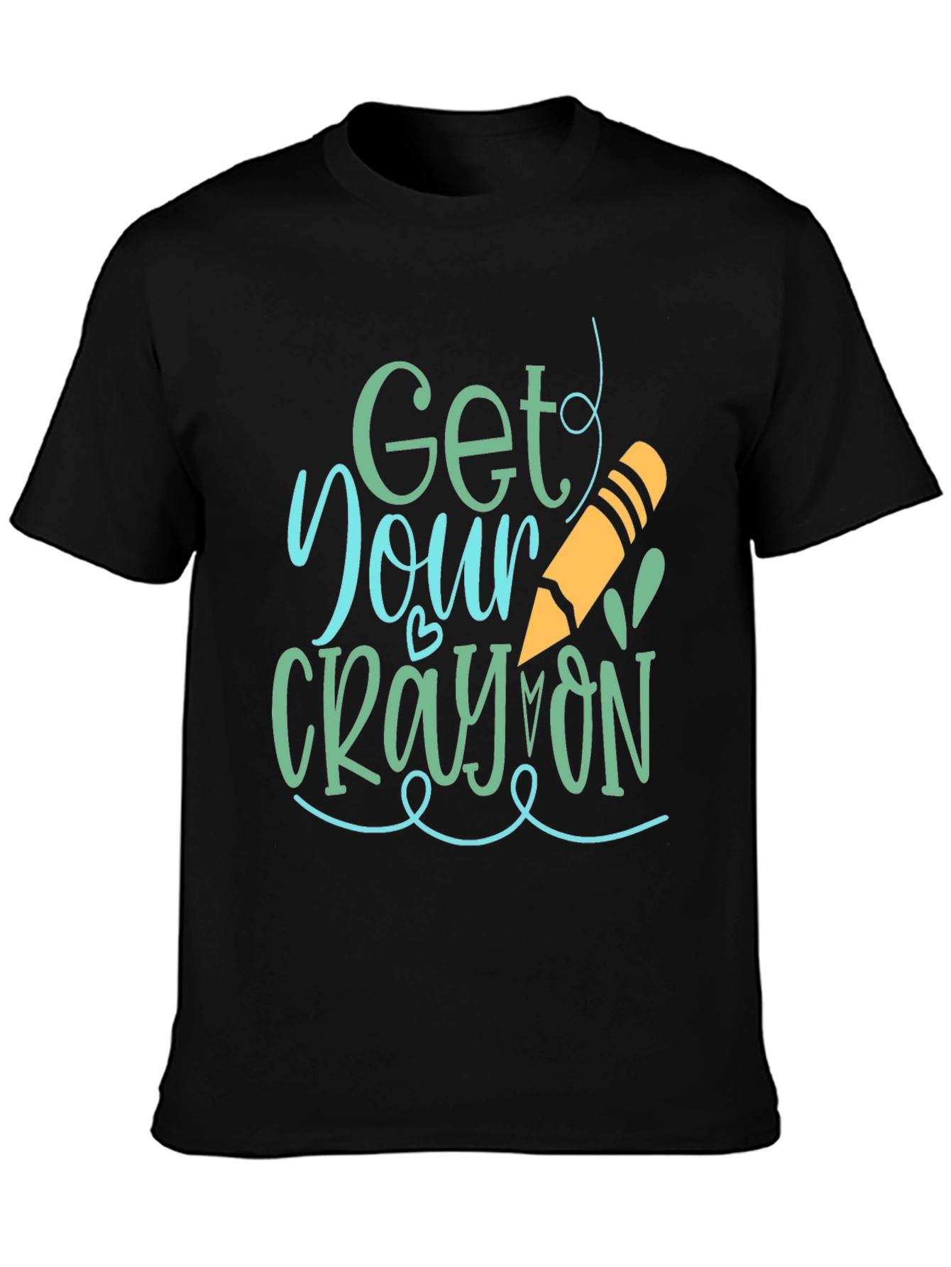 Get Your Crayon On Graphic Tee
