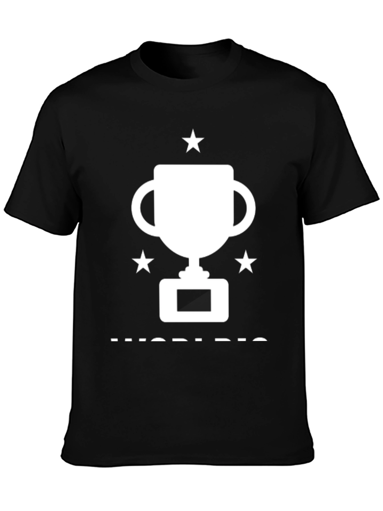 Trophy Graphic T-Shirt - Black Casual