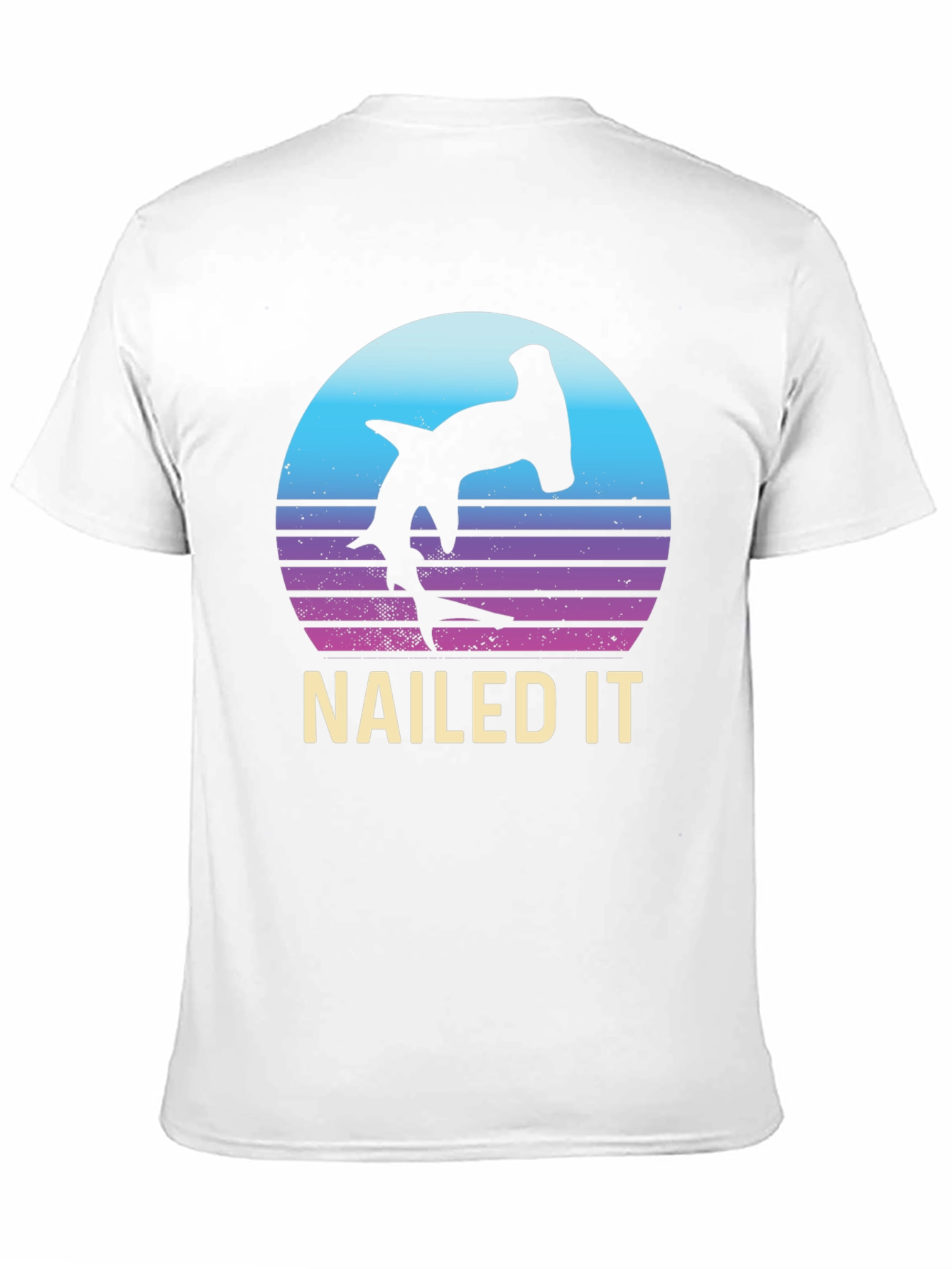 Nailed It Hammerhead Shark Retro T-Shirt