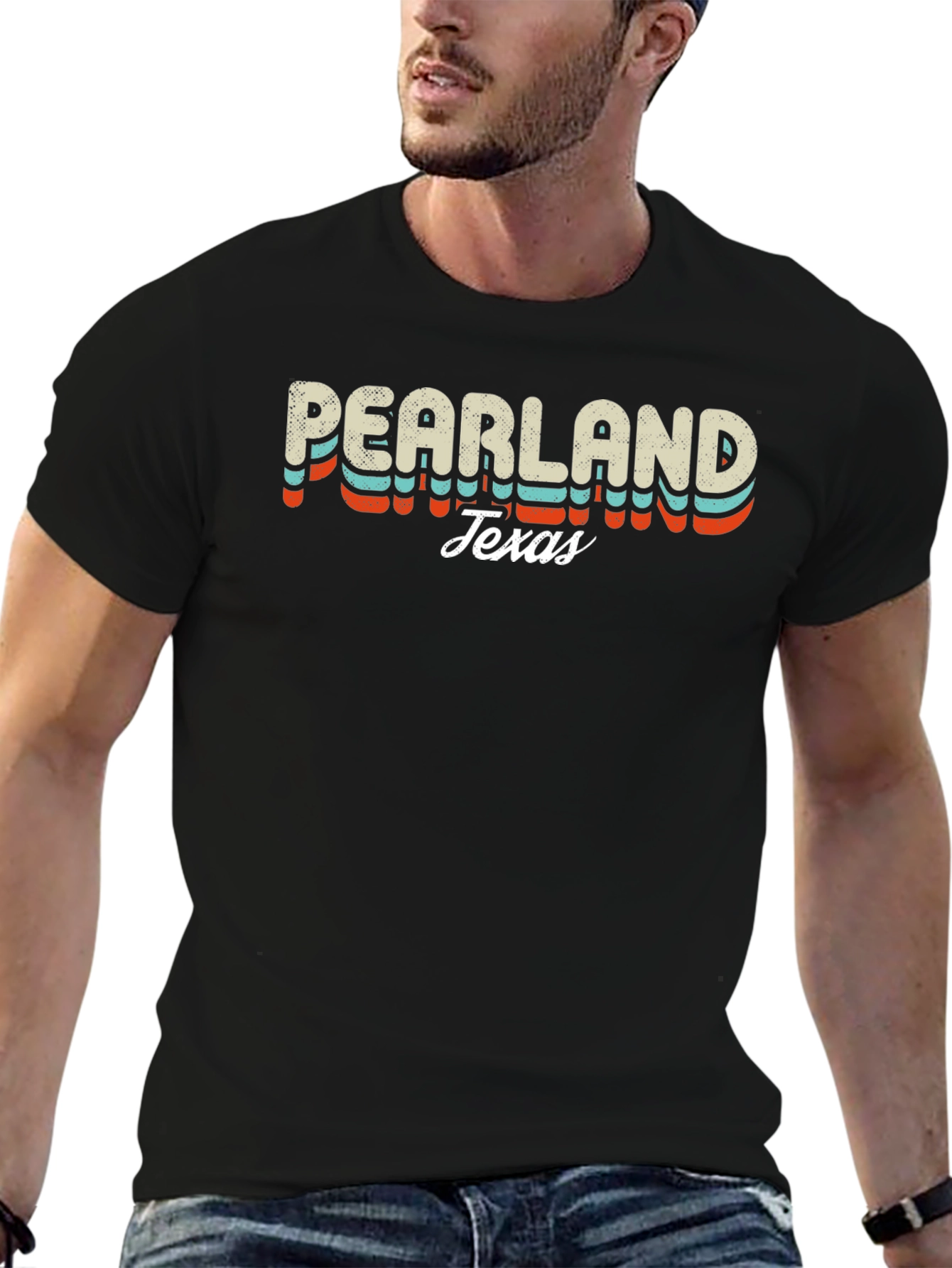 Pearland Texas Retro Graphic T-Shirt