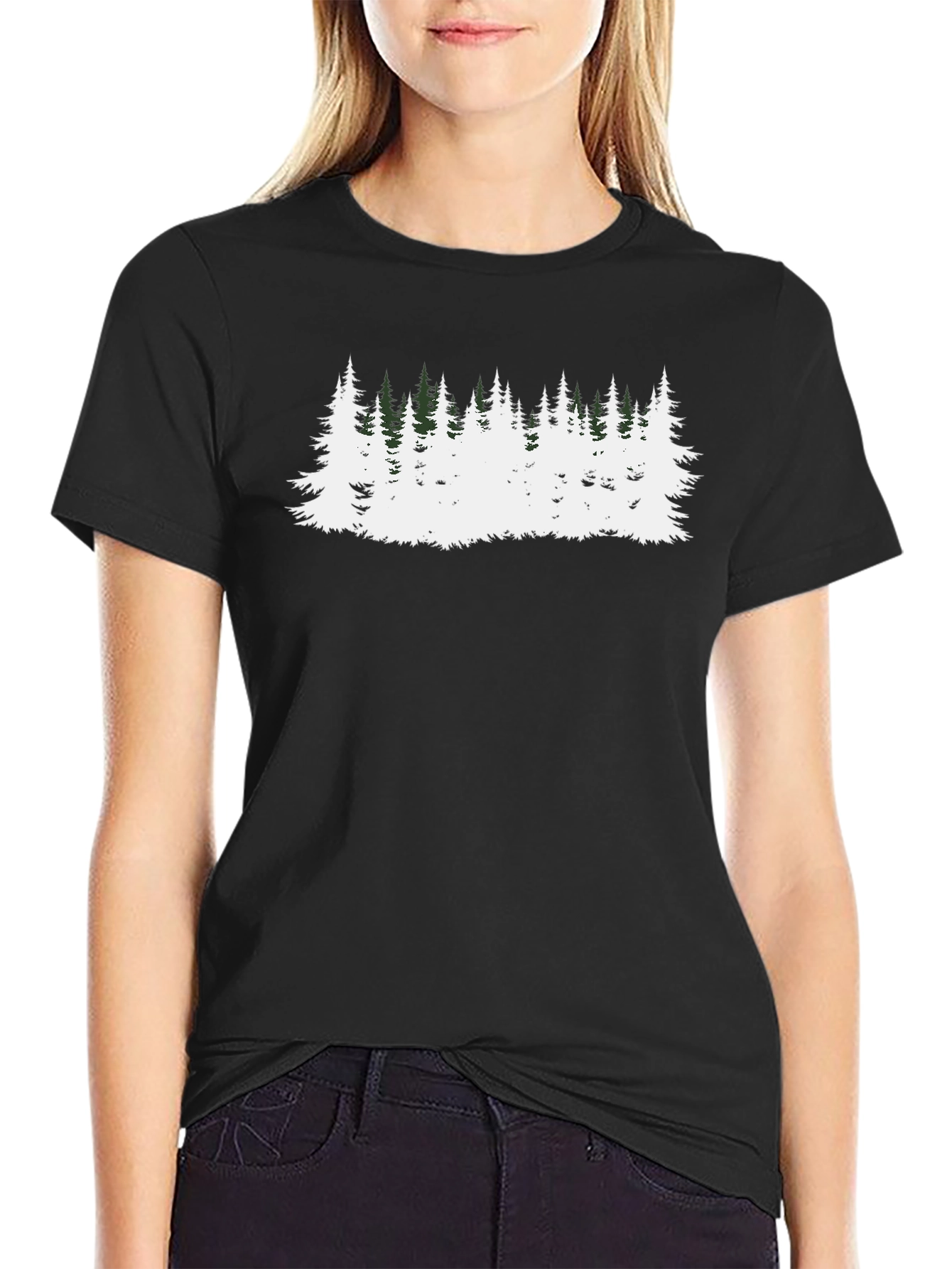 Forest Graphic Black T-Shirt