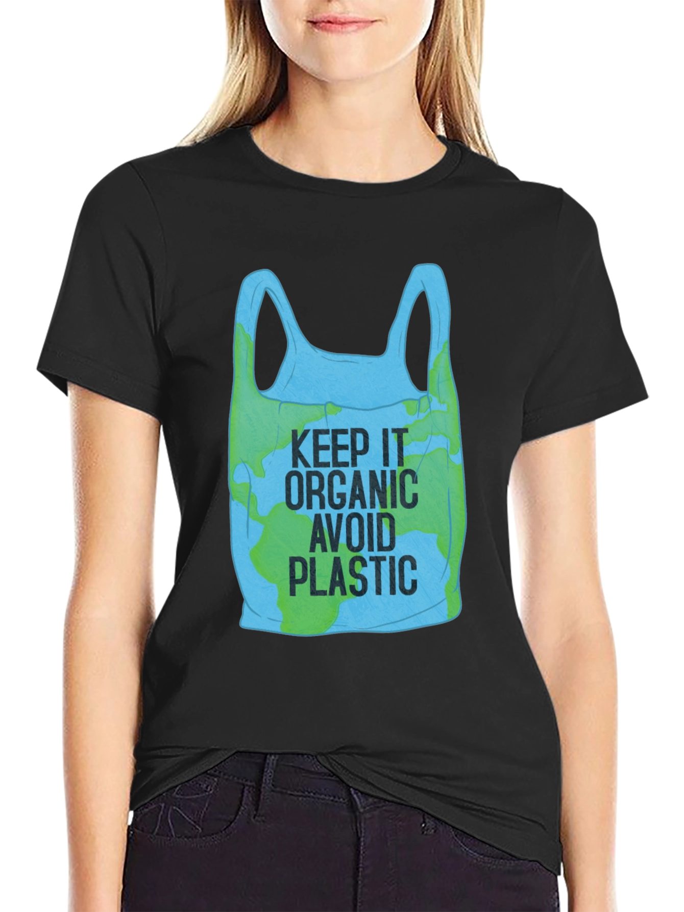 Eco-Friendly Keep It Organic Graphic T-Shirt
